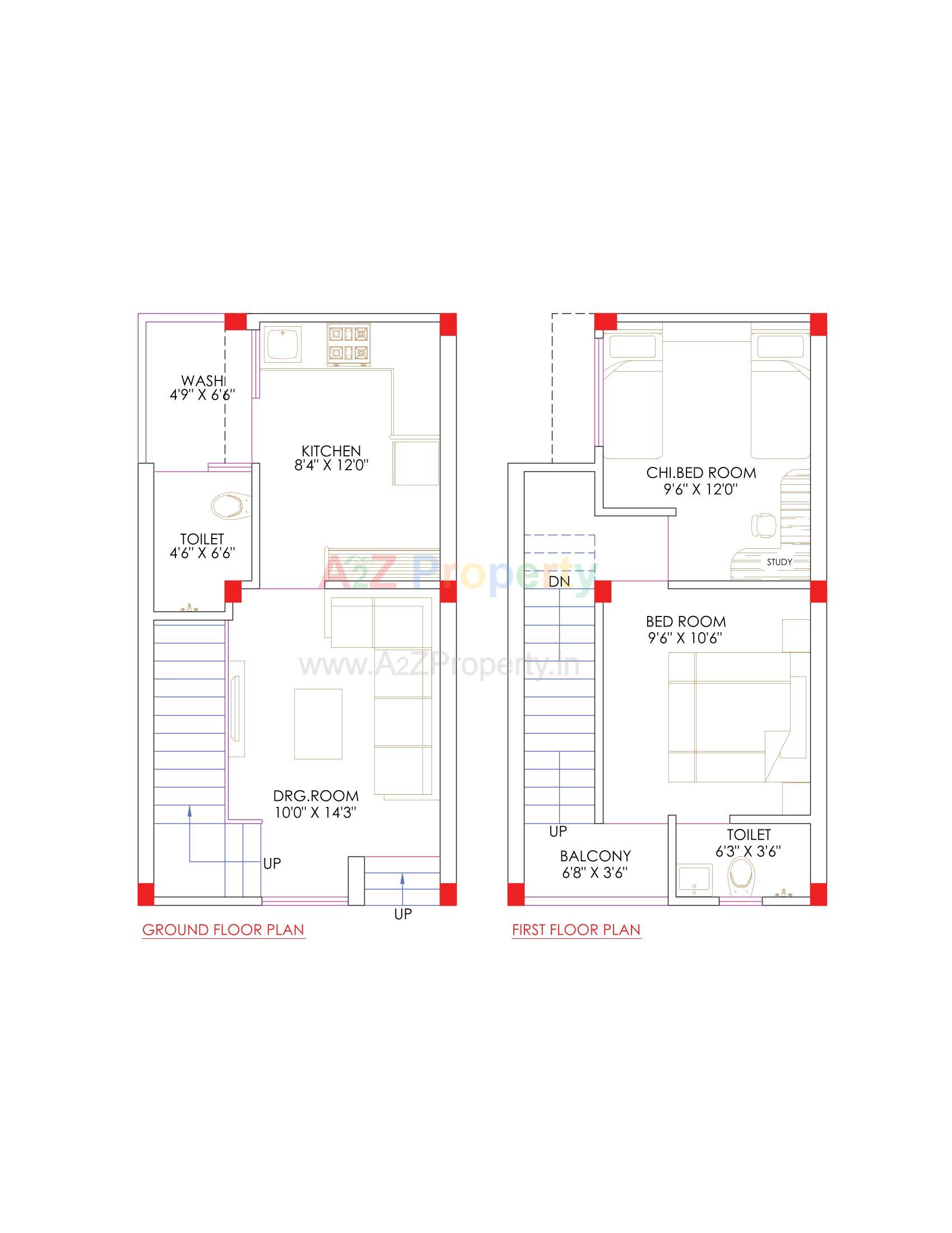 Layout of real estate project Rivaa Residency located at Fatewadi, Ahmedabad, Gujarat