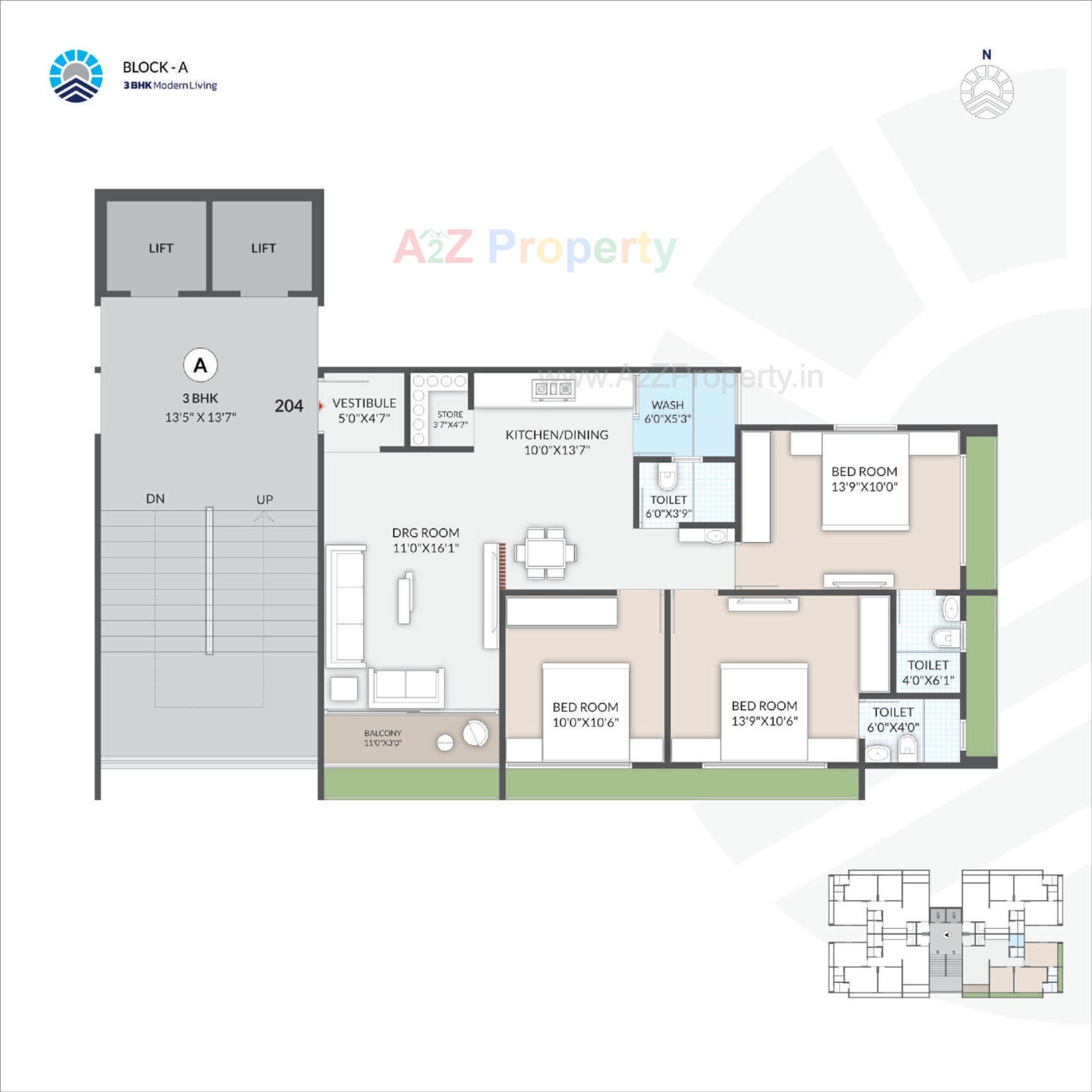 Layout of real estate project Rivanta Sky located at Vastral, Ahmedabad, Gujarat