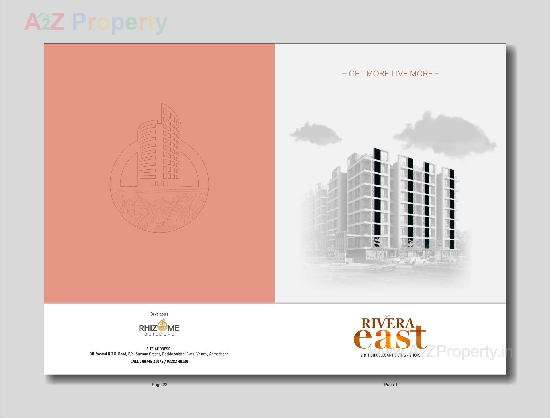  of real estate project Rivera East located at Vastral, Ahmedabad, Gujarat