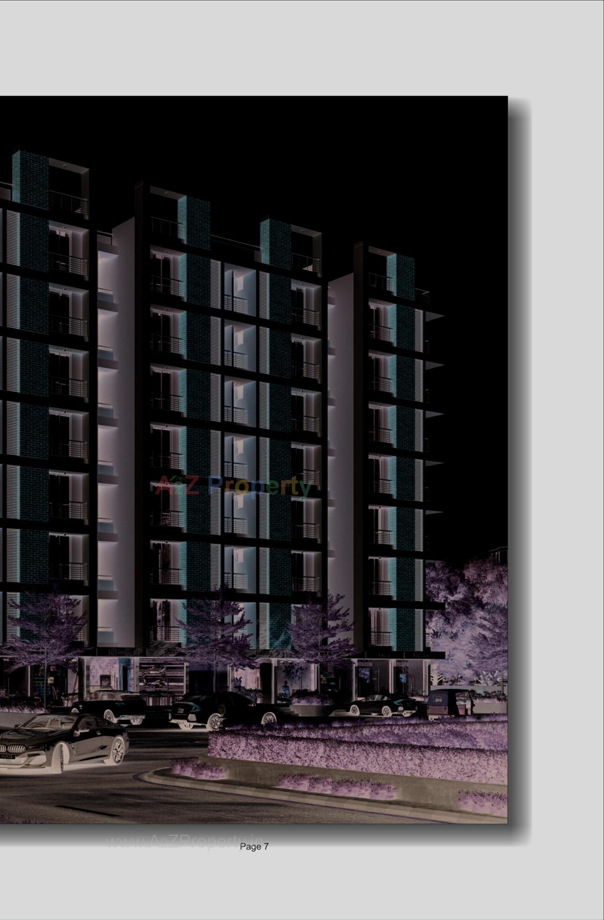 3D Elevation of real estate project Rivera East located at Vastral, Ahmedabad, Gujarat
