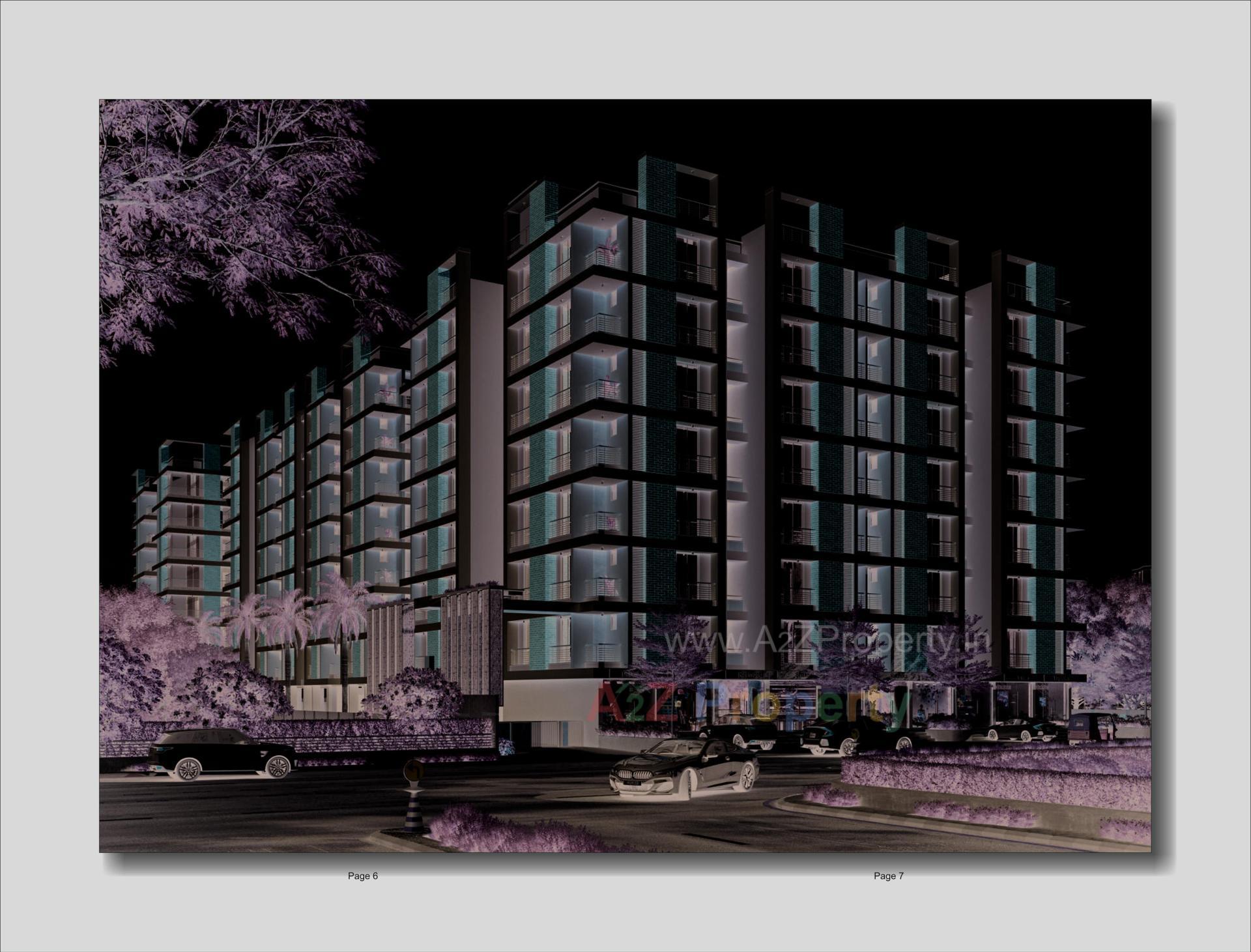 3D Elevation of real estate project Rivera East located at Vastral, Ahmedabad, Gujarat