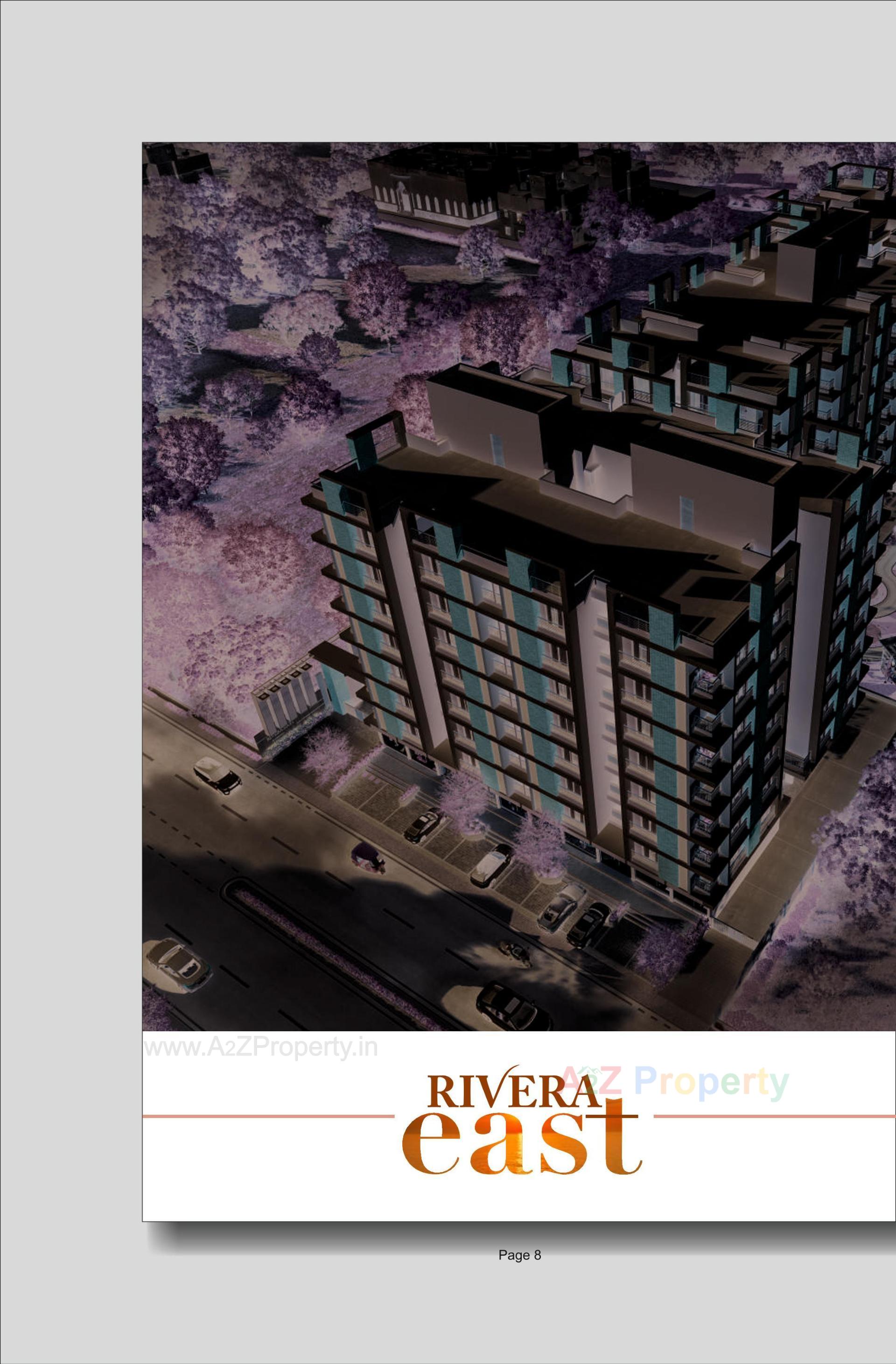 3D Elevation of real estate project Rivera East located at Vastral, Ahmedabad, Gujarat