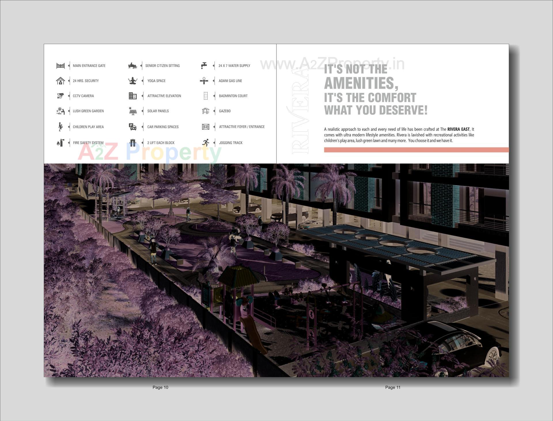  of real estate project Rivera East located at Vastral, Ahmedabad, Gujarat