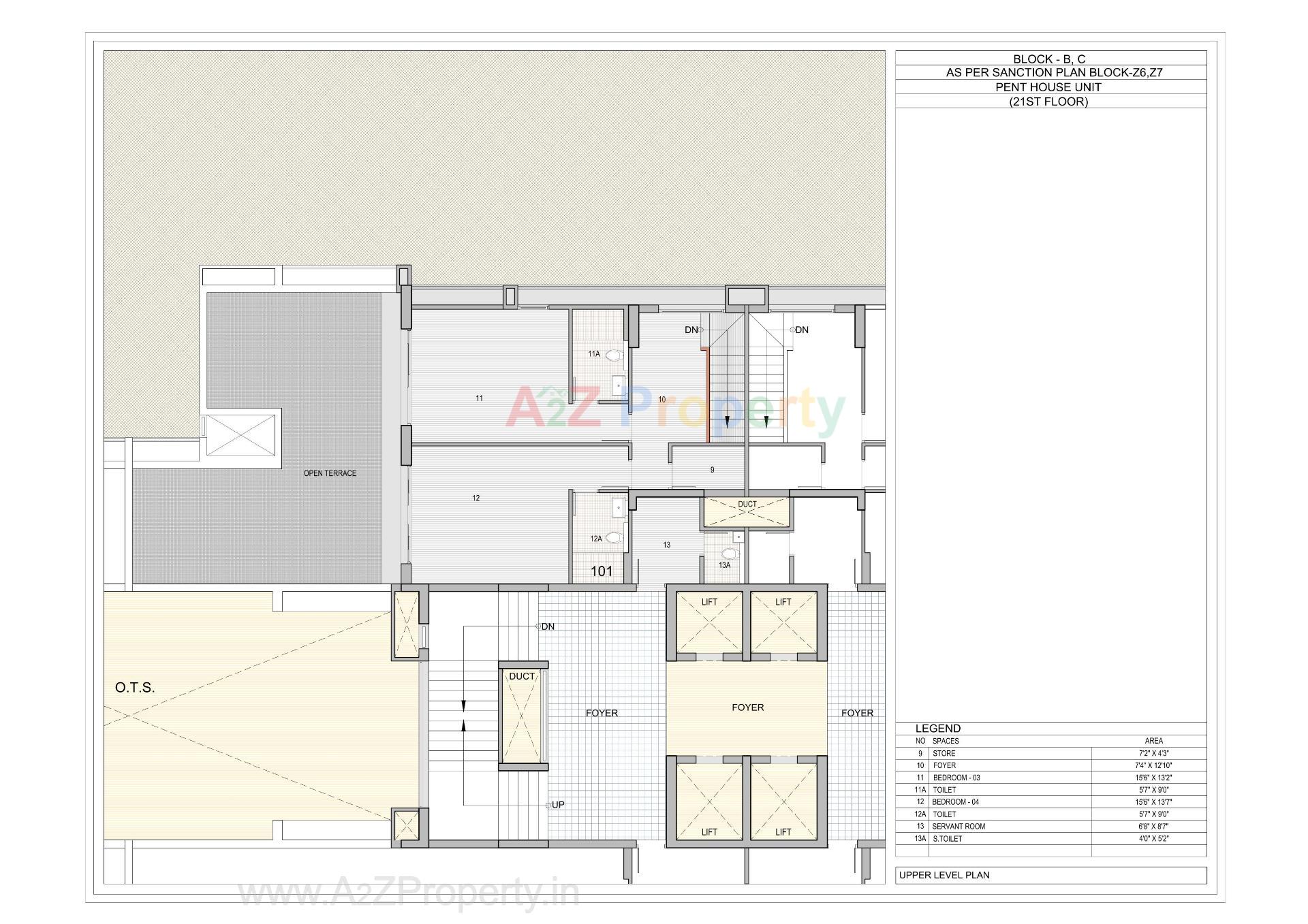 Layout of real estate project Riviera Aspire located at Shela, Ahmedabad, Gujarat