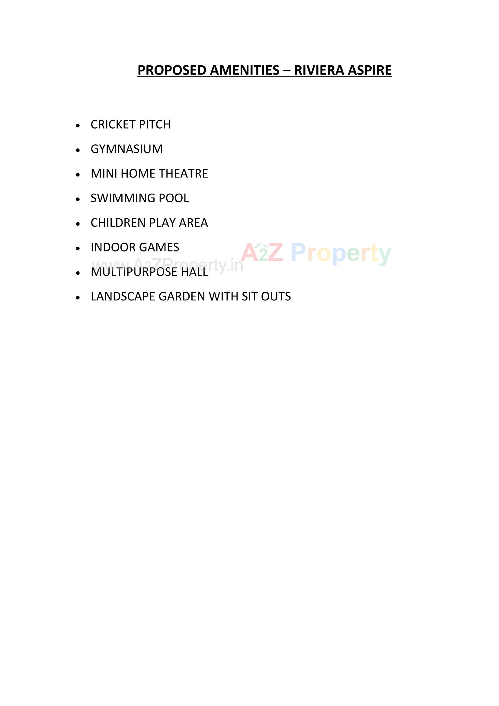  of real estate project Riviera Aspire located at Shela, Ahmedabad, Gujarat