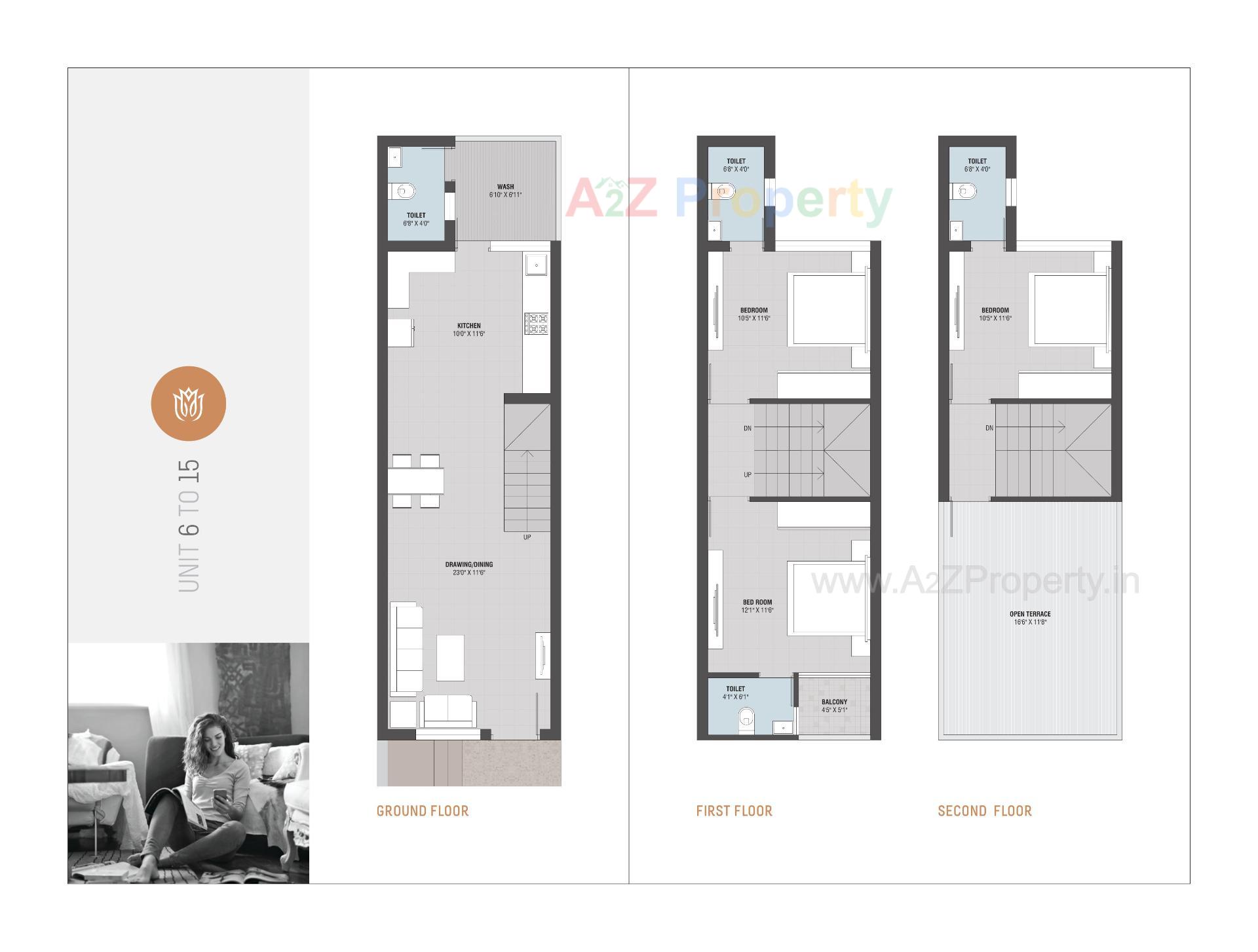 Layout of real estate project Riviera Garden Green Bunglows located at Sanand, Ahmedabad, Gujarat