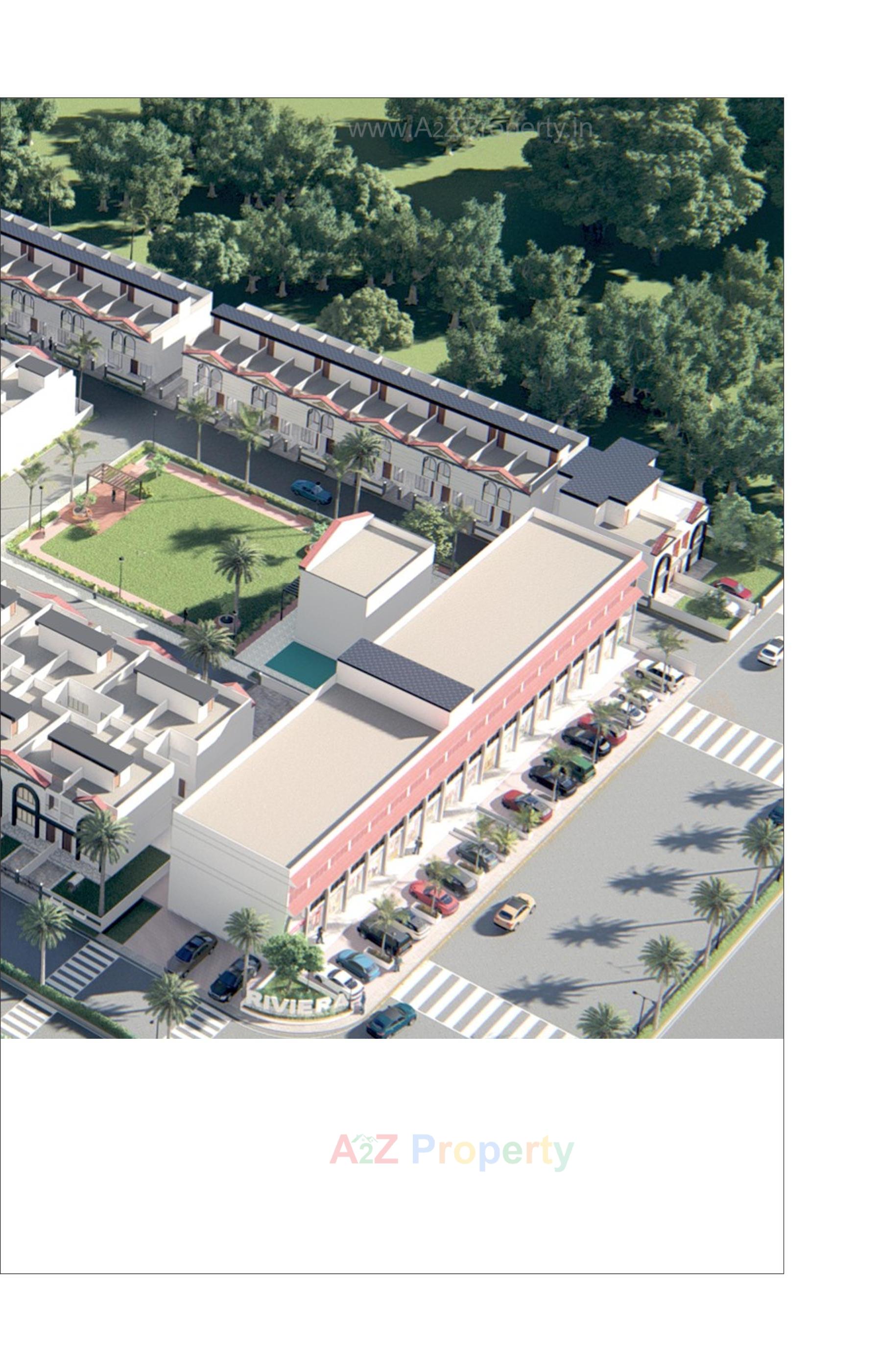 3D Elevation of real estate project Riviera Green Homes located at Sanand, Ahmedabad, Gujarat