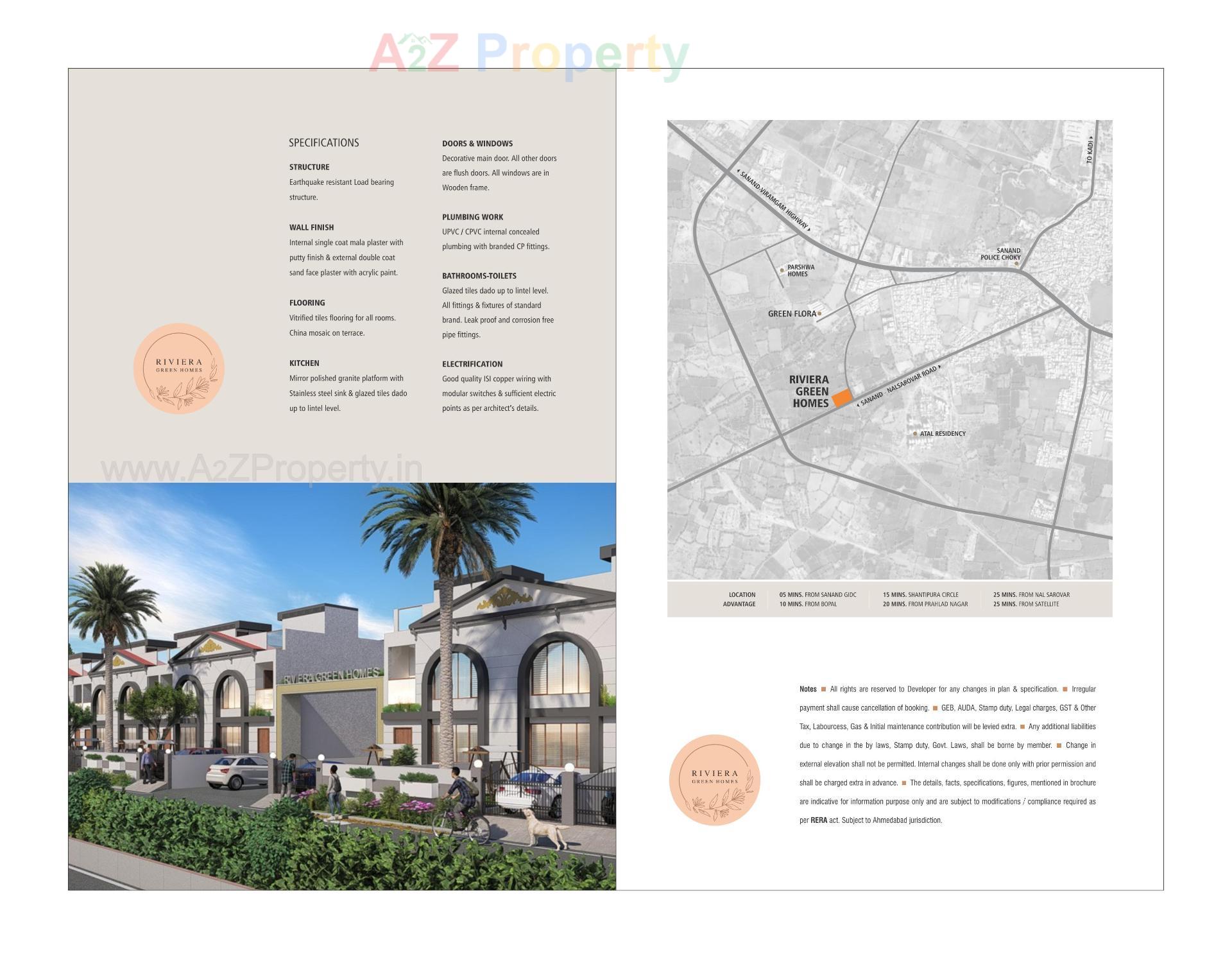  of real estate project Riviera Green Homes located at Sanand, Ahmedabad, Gujarat