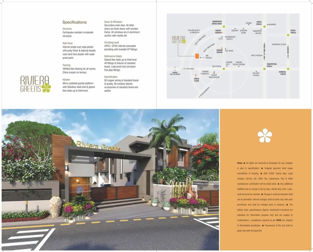  of real estate project Riviera Greens Row House located at Sanand, Ahmedabad, Gujarat