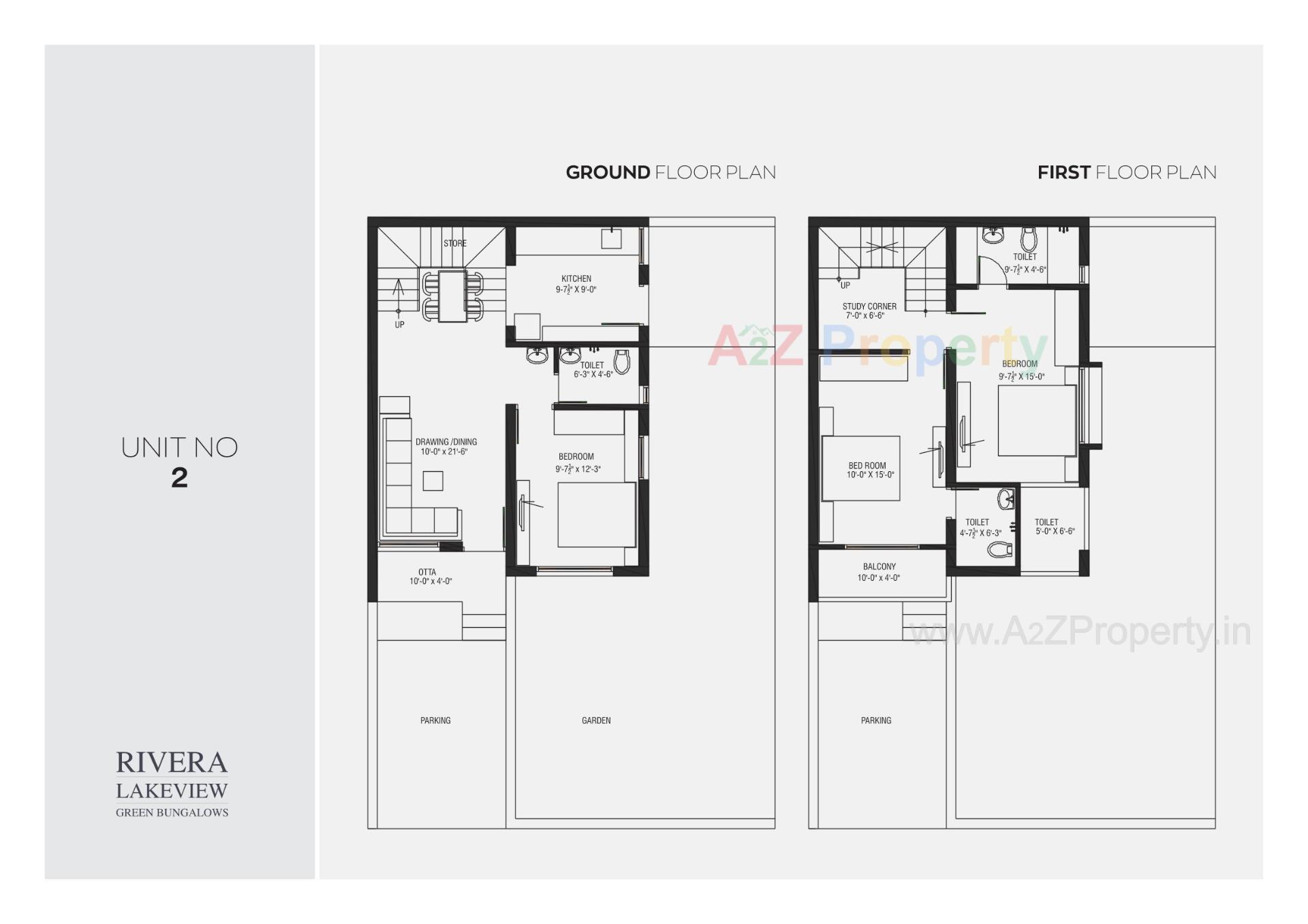 Layout of real estate project Riviera Lake View Green Bunglows located at Sanand, Ahmedabad, Gujarat