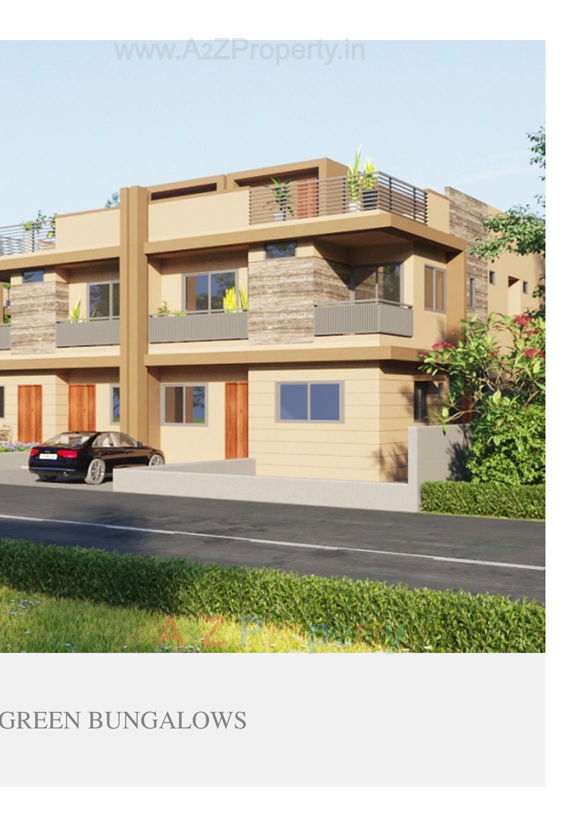 3D Elevation of real estate project Riviera Lake View Green Bunglows located at Sanand, Ahmedabad, Gujarat