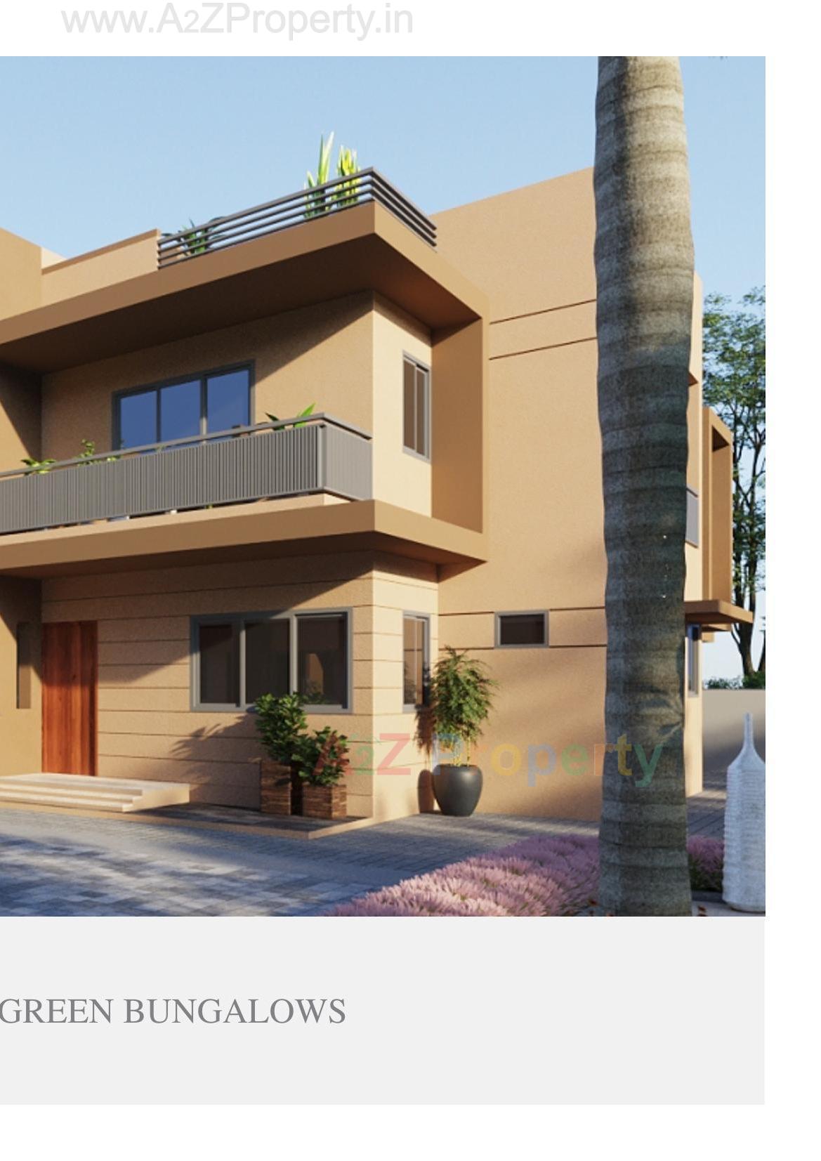 3D Elevation of real estate project Riviera Lake View Green Bunglows located at Sanand, Ahmedabad, Gujarat