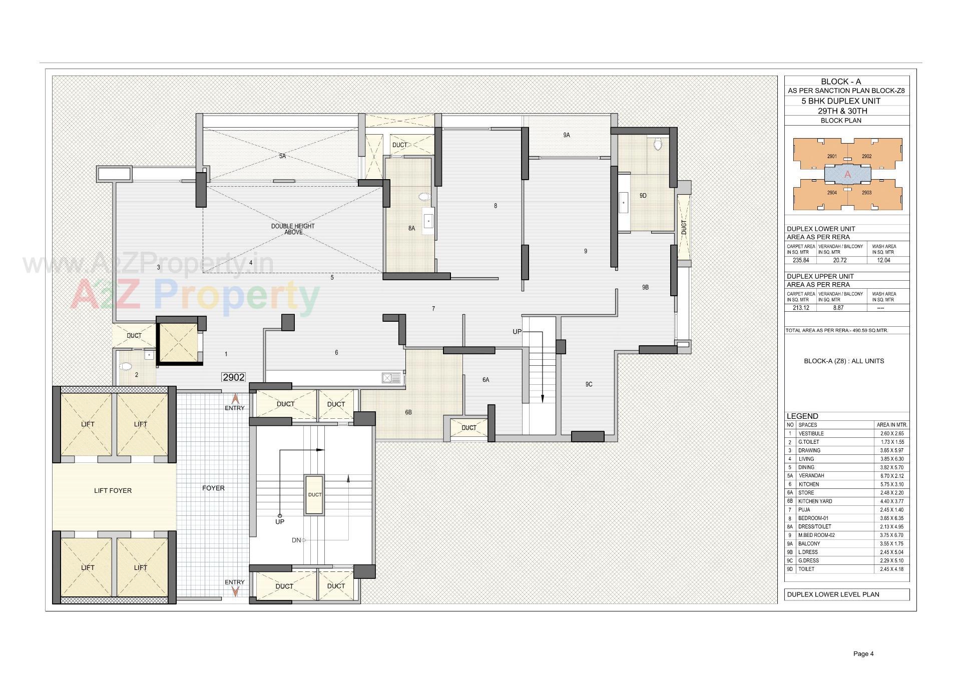Layout of real estate project Riviera Majestica located at Shela, Ahmedabad, Gujarat