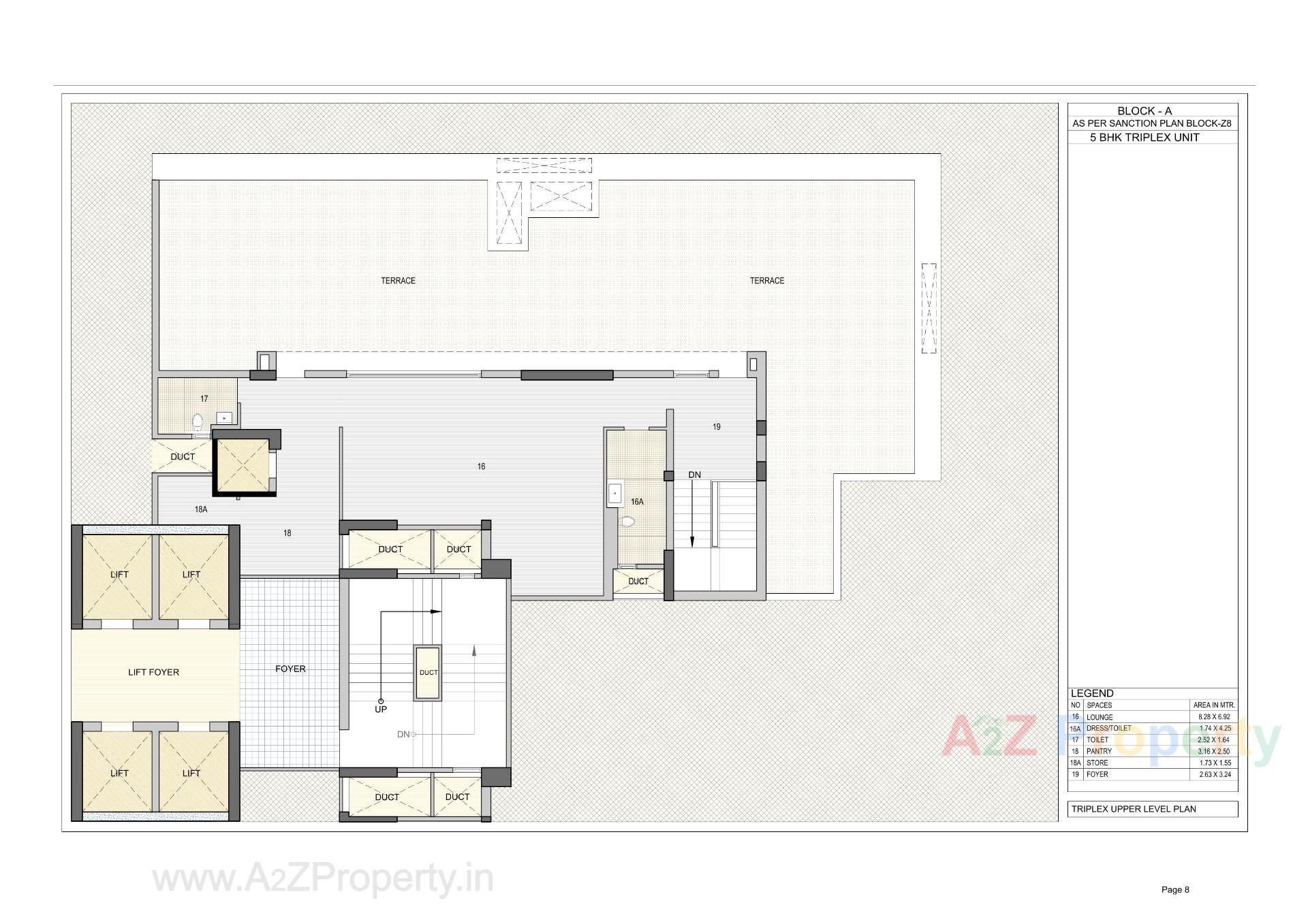 Layout of real estate project Riviera Majestica located at Shela, Ahmedabad, Gujarat