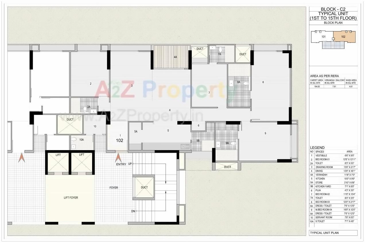 Layout of real estate project Riviera Woods located at Shela, Ahmedabad, Gujarat
