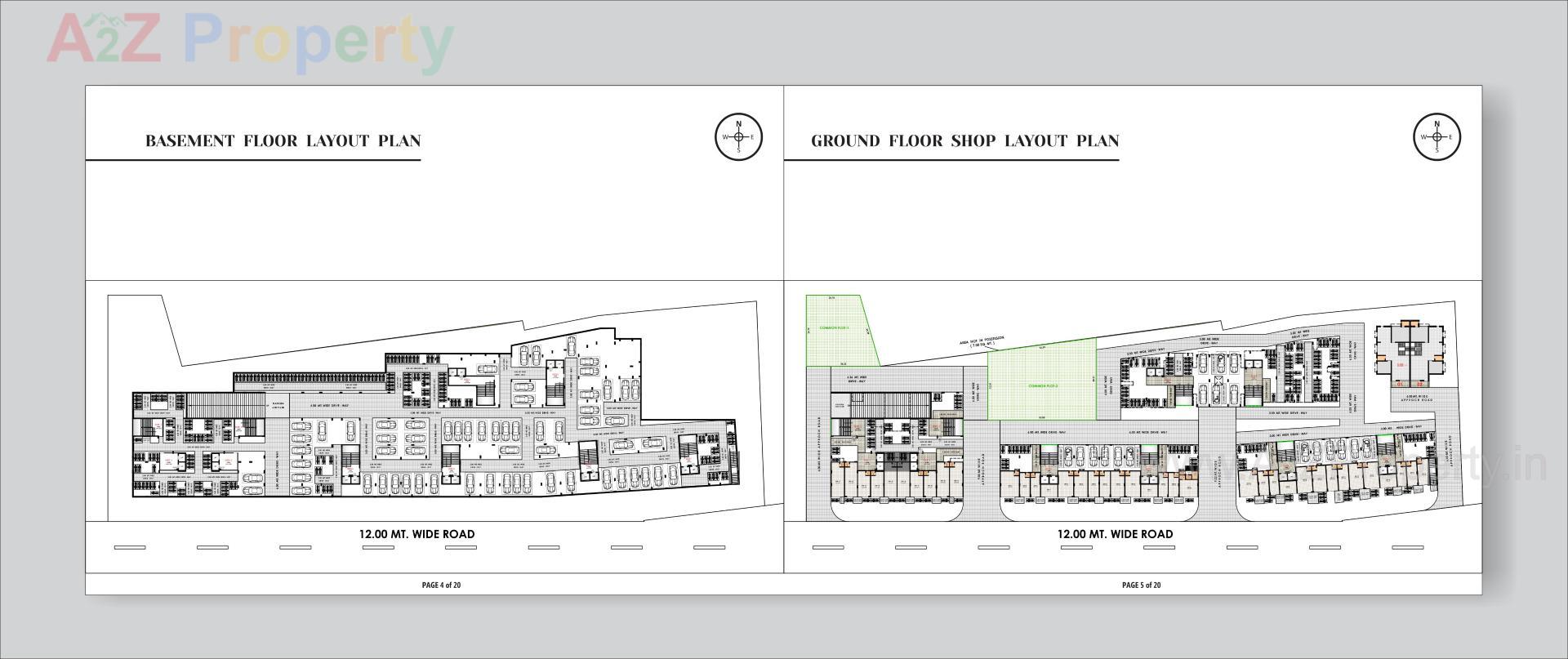 Layout of real estate project Riyal Residency located at Ramol, Ahmedabad, Gujarat