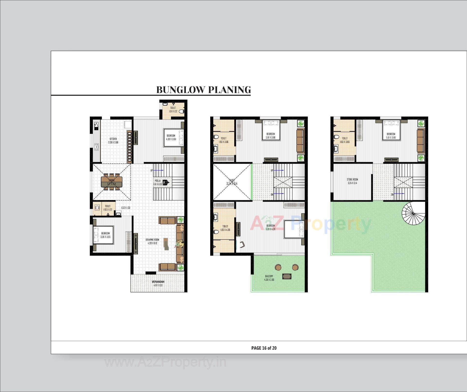 Layout of real estate project Riyal Residency located at Ramol, Ahmedabad, Gujarat