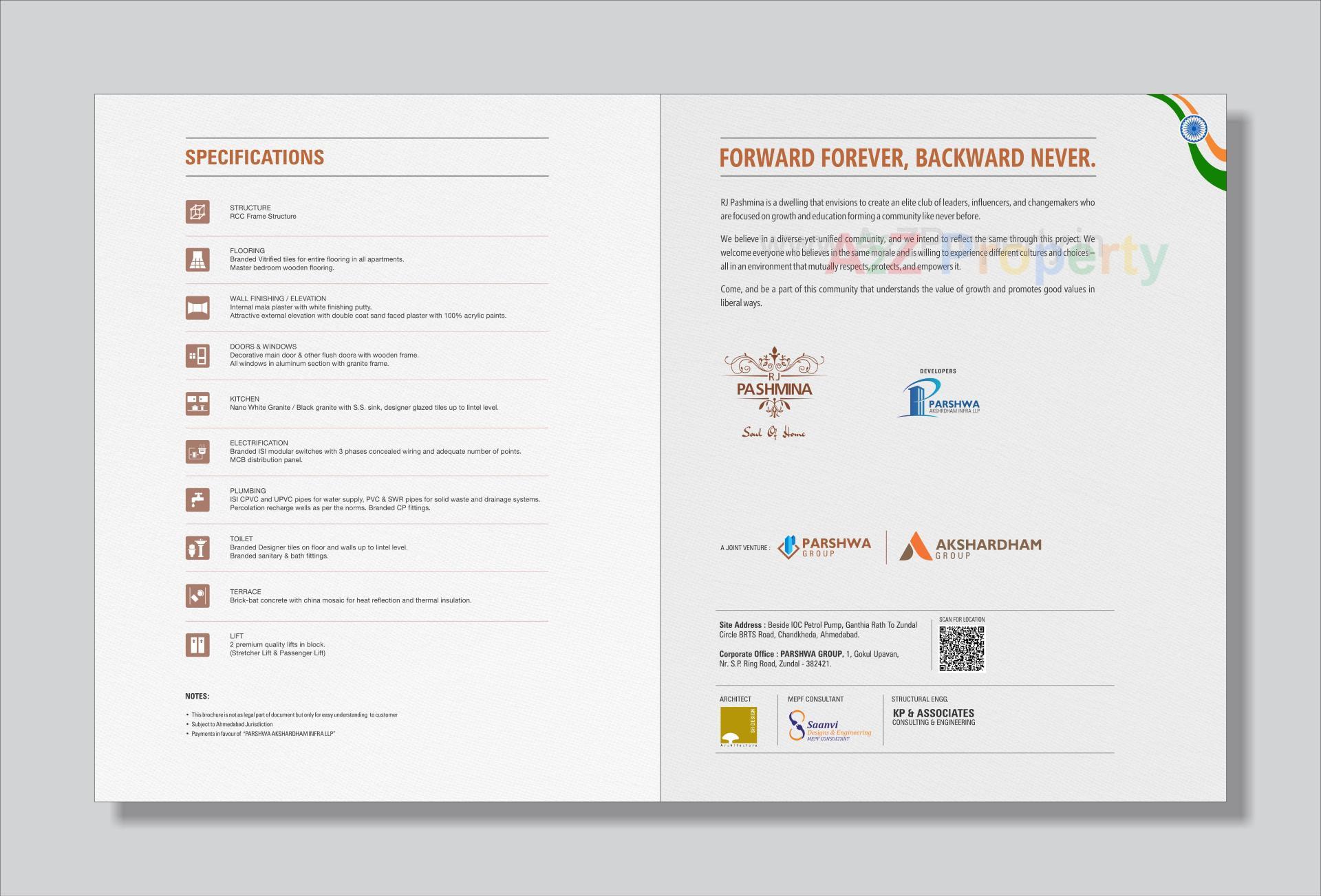  of real estate project Rj Pashmina located at Chandkheda, Ahmedabad, Gujarat