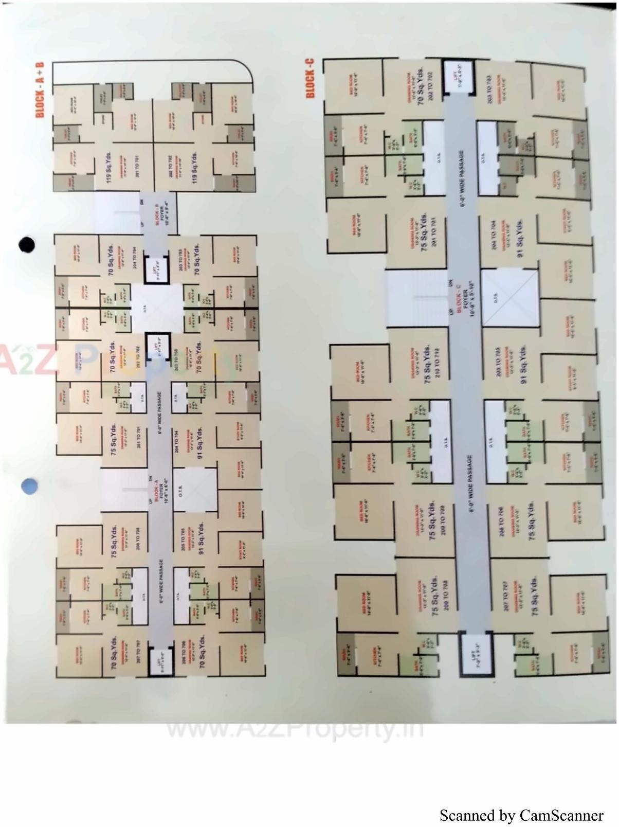 Layout of real estate project Roop Avenue located at Vatva, Ahmedabad, Gujarat