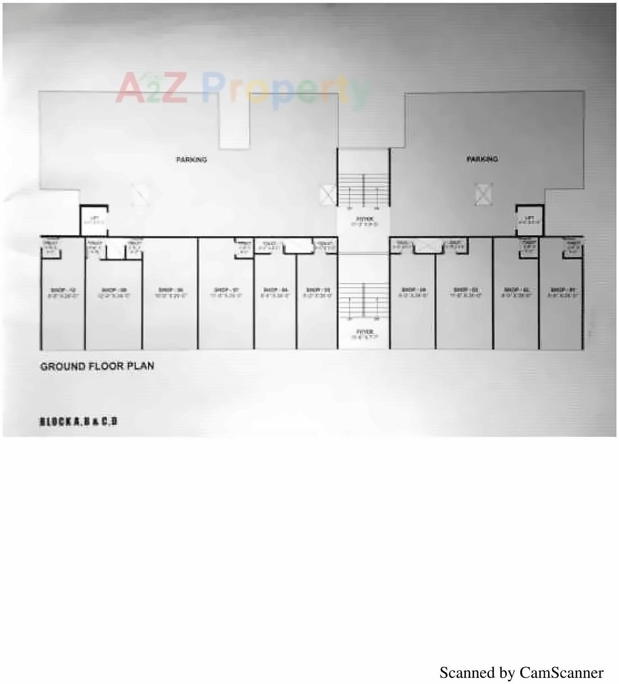 Layout of real estate project Roop Vatika located at Vatva, Ahmedabad, Gujarat