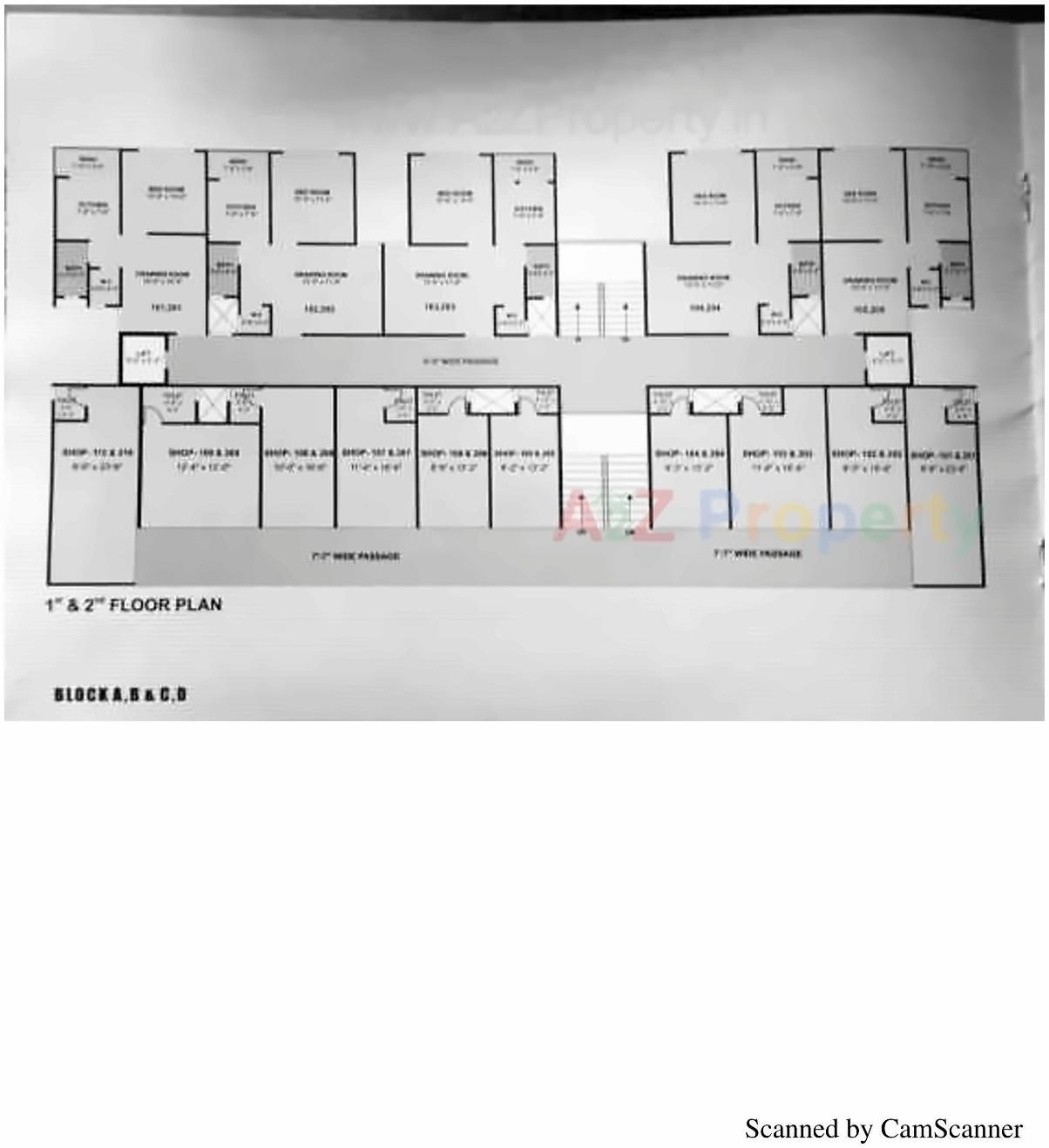 Layout of real estate project Roop Vatika located at Vatva, Ahmedabad, Gujarat
