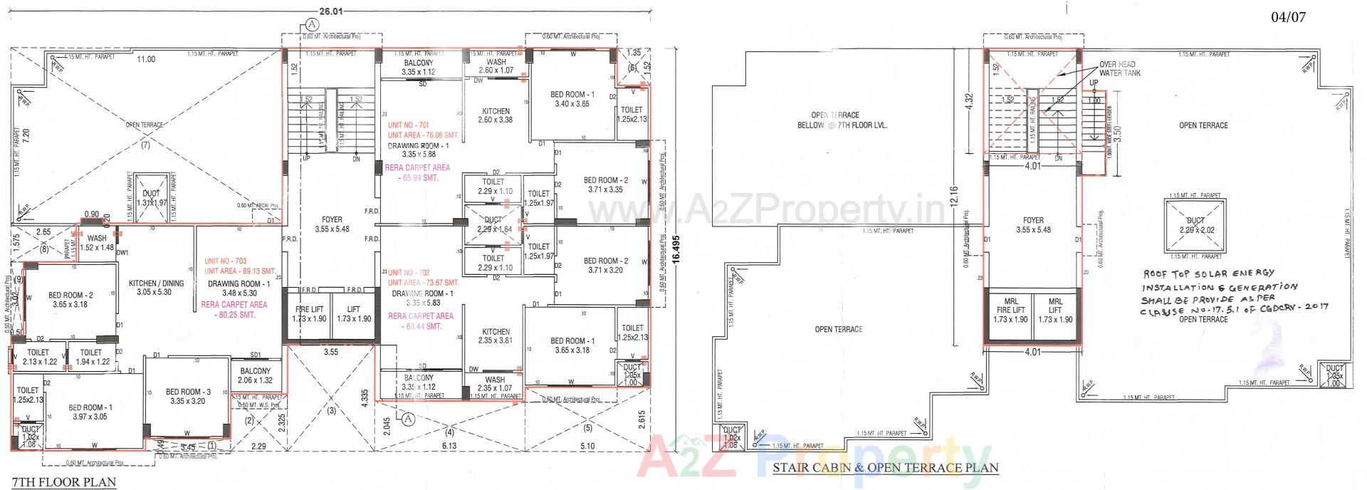 Layout of real estate project Roshan Heights located at Ahmedabad, Ahmedabad, Gujarat
