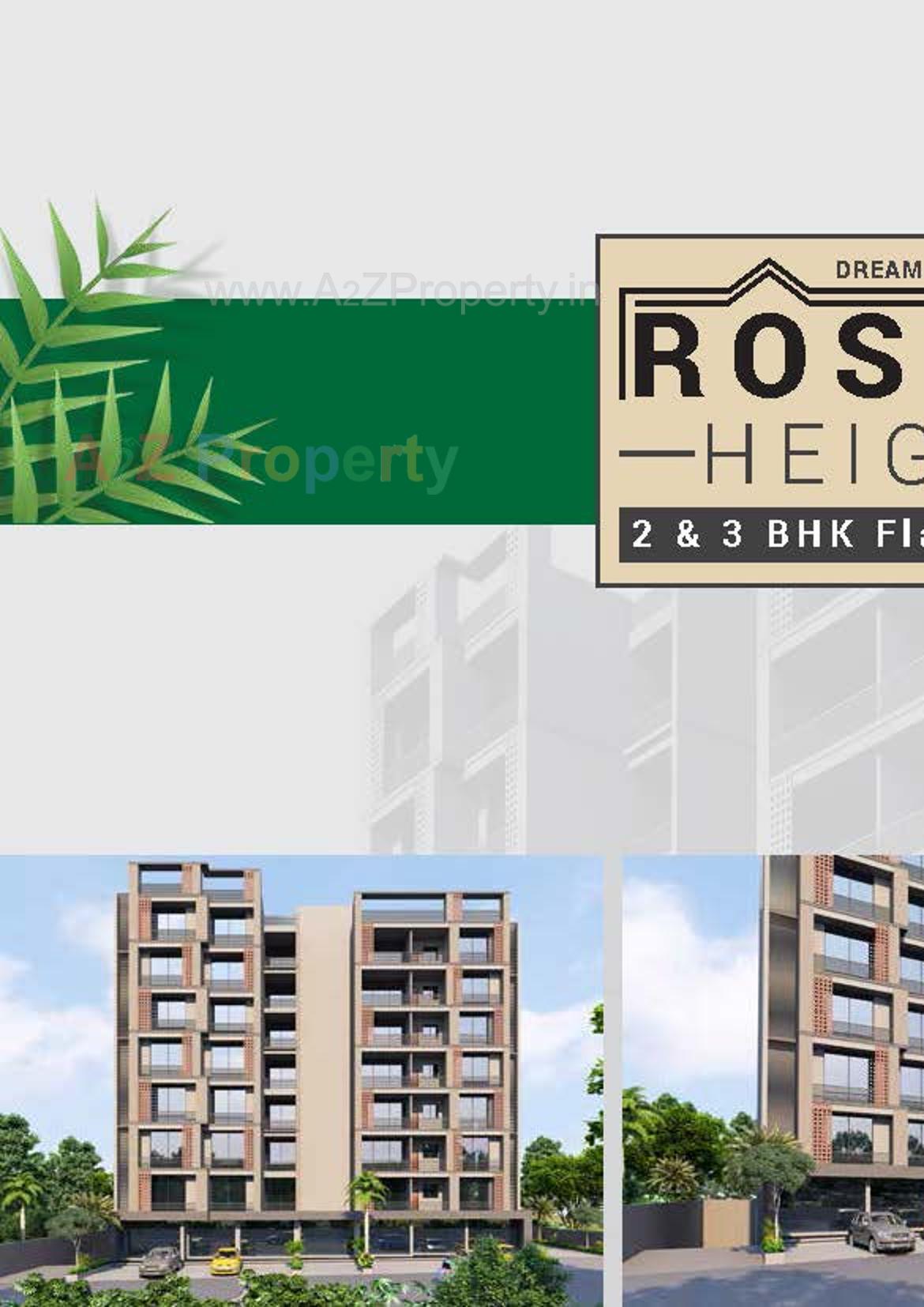 3D Elevation of real estate project Roshan Heights located at Ahmedabad, Ahmedabad, Gujarat