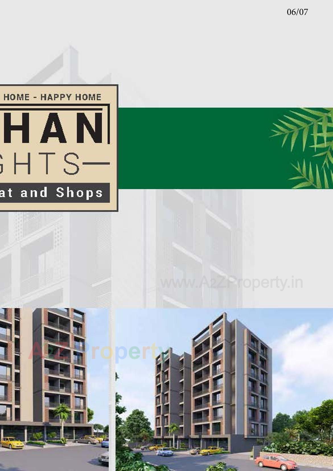 3D Elevation of real estate project Roshan Heights located at Ahmedabad, Ahmedabad, Gujarat