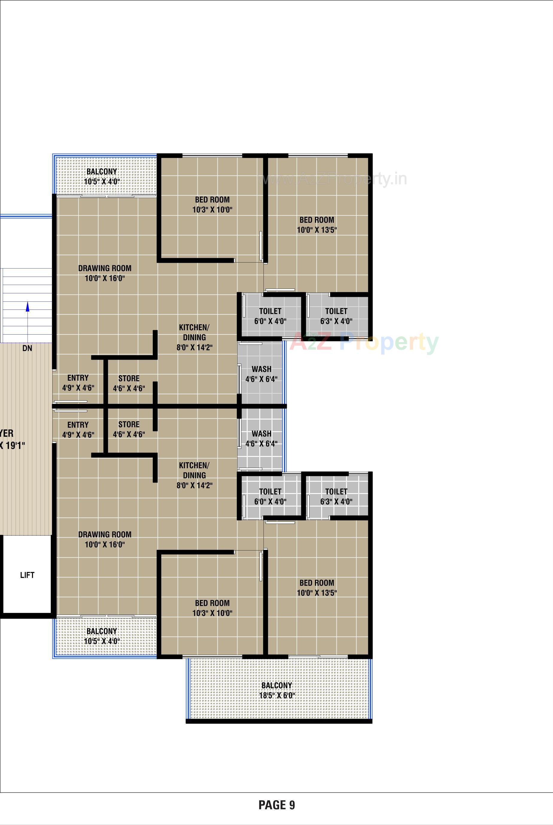 Layout of real estate project Royal City located at Naroda, Ahmedabad, Gujarat