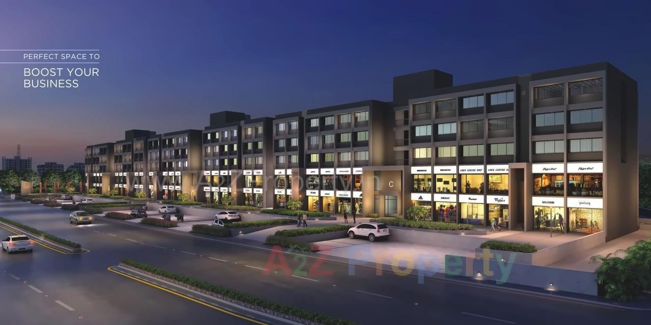 3D Elevation of real estate project Royal City located at Dholka, Ahmedabad, Gujarat