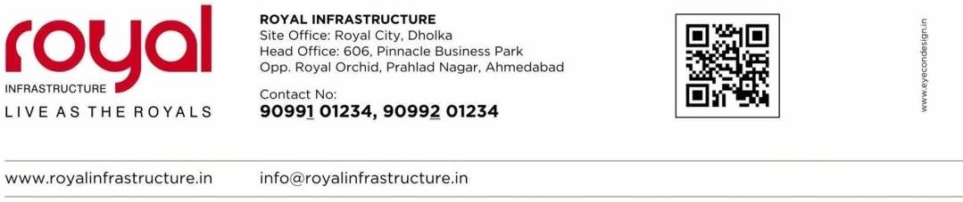  of real estate project Royal City located at Dholka, Ahmedabad, Gujarat