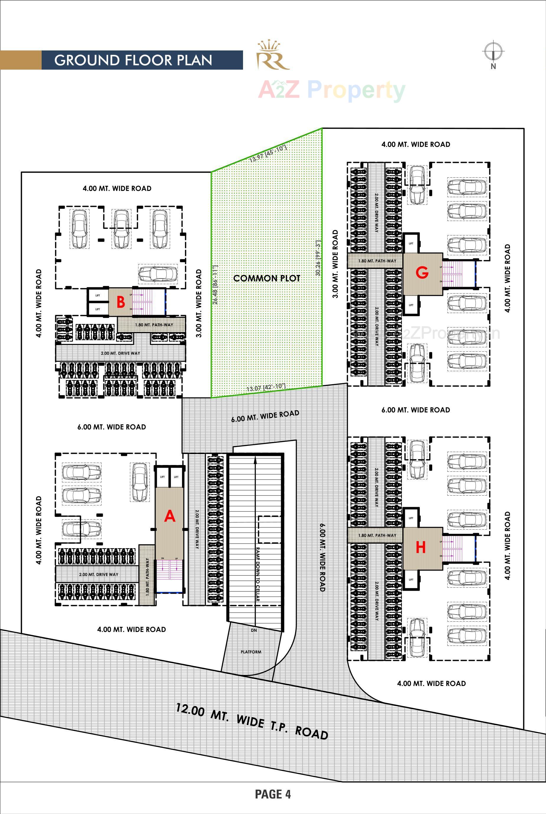 Layout of real estate project Royal City located at Ahmedabad, Ahmedabad, Gujarat