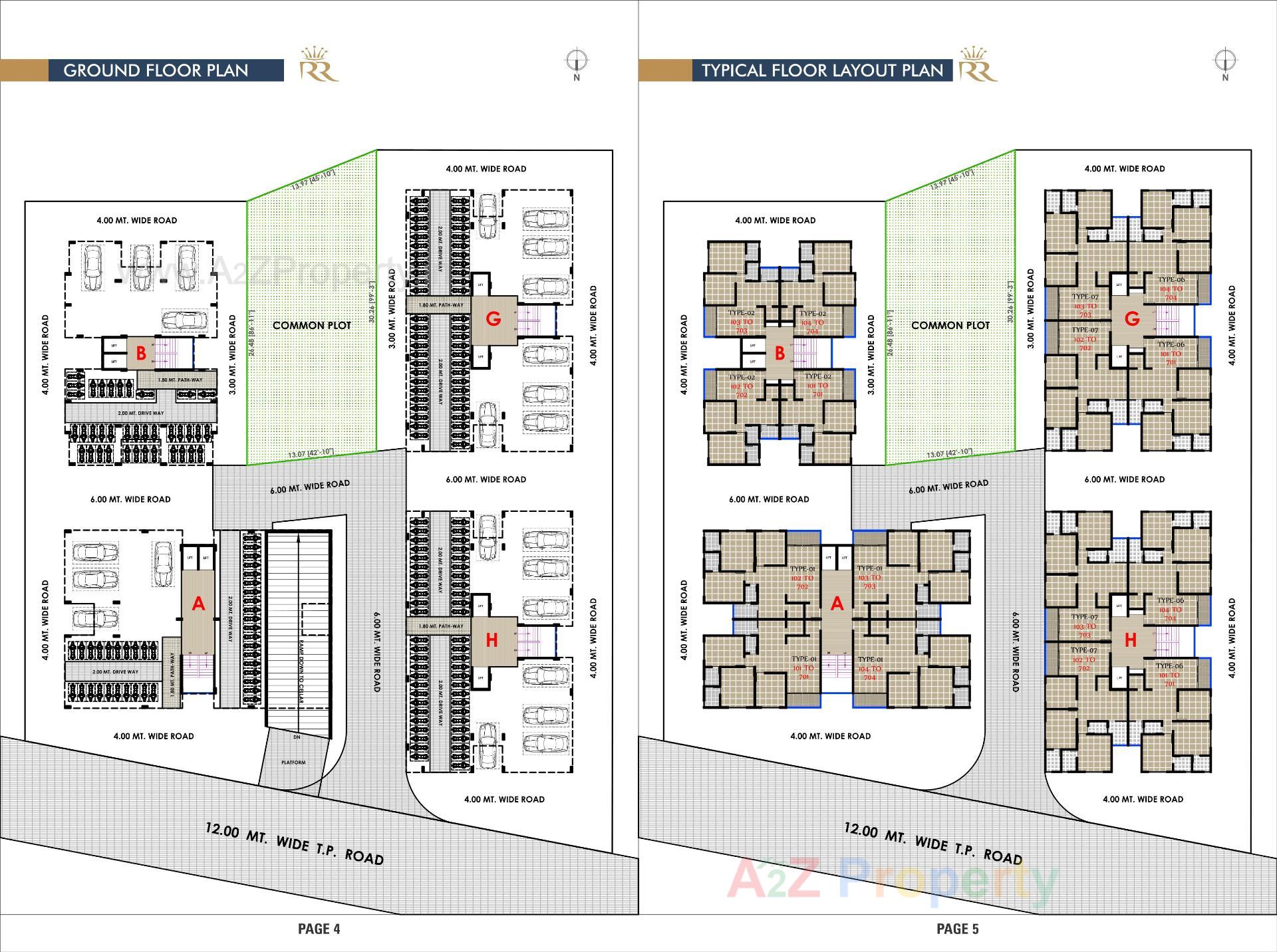 Layout of real estate project Royal City located at Ahmedabad, Ahmedabad, Gujarat