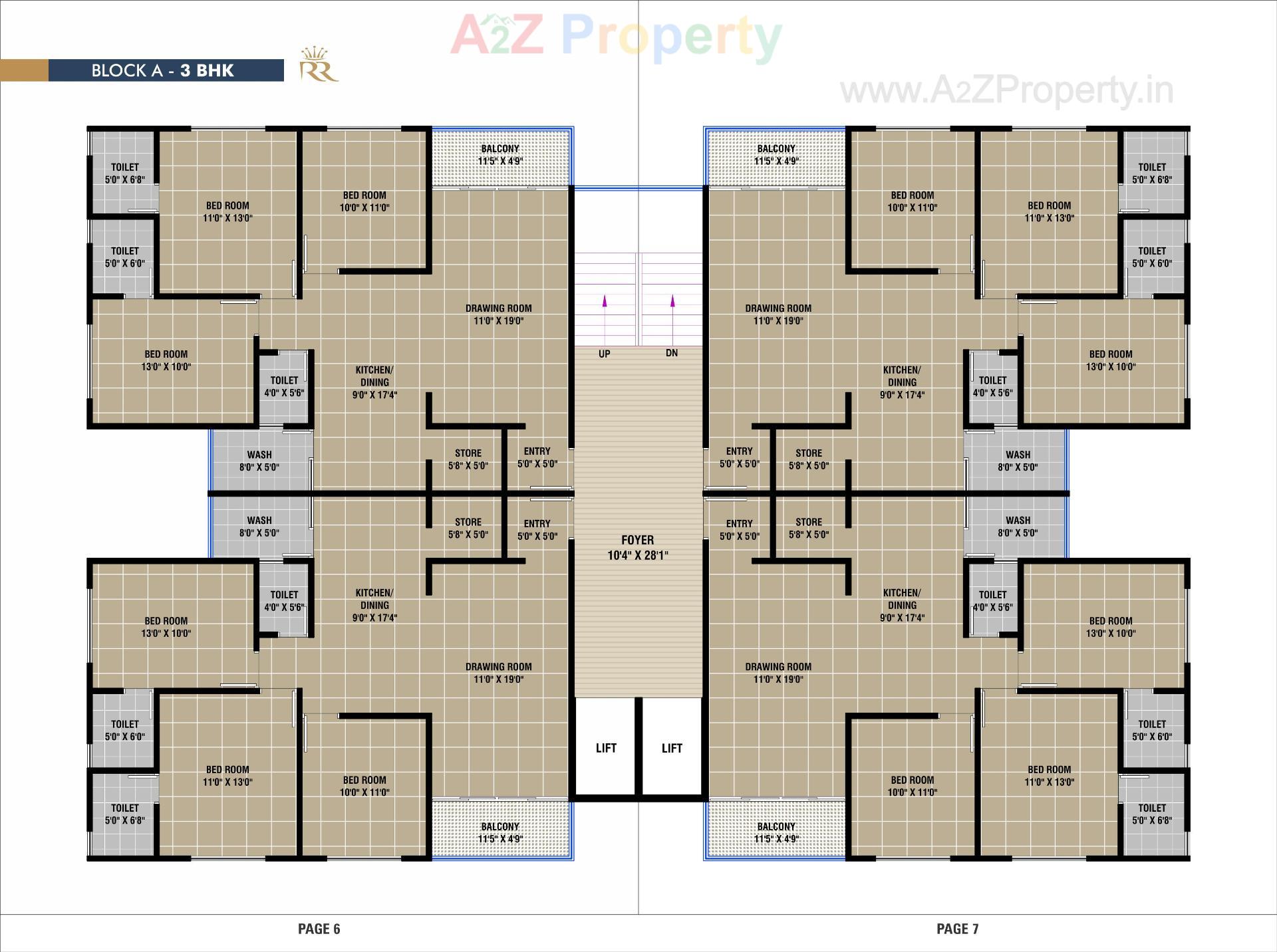 Layout of real estate project Royal City located at Ahmedabad, Ahmedabad, Gujarat