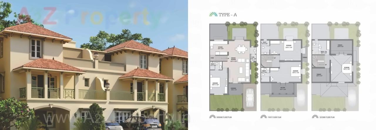 Layout of real estate project Royal Elegance located at Bhadaj, Ahmedabad, Gujarat