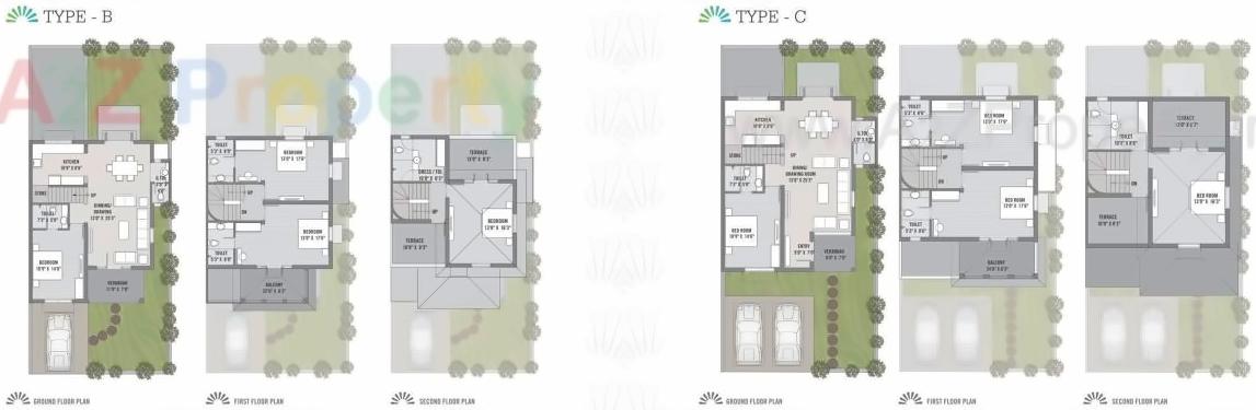 Layout of real estate project Royal Elegance located at Bhadaj, Ahmedabad, Gujarat