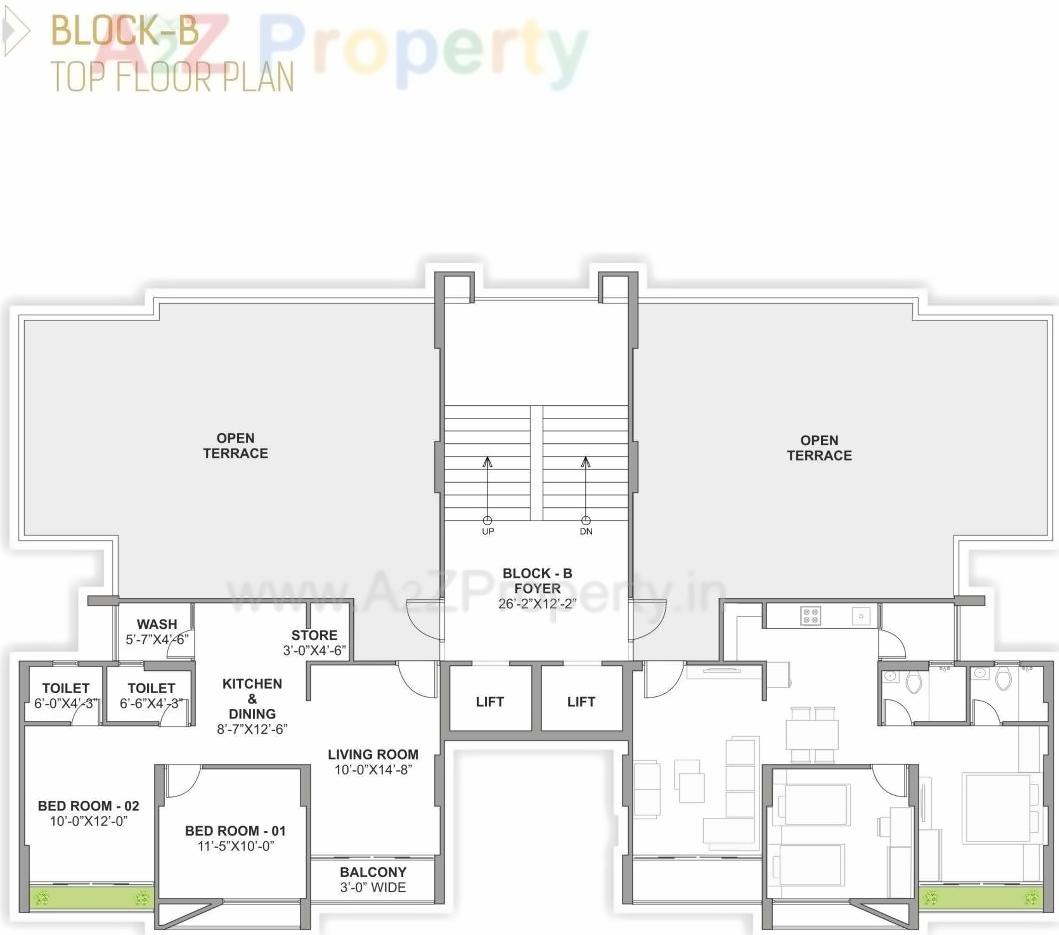 Layout of real estate project Royal Heights located at Gota, Ahmedabad, Gujarat
