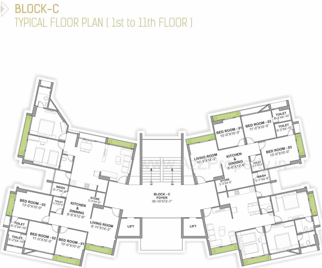 Layout of real estate project Royal Heights located at Gota, Ahmedabad, Gujarat