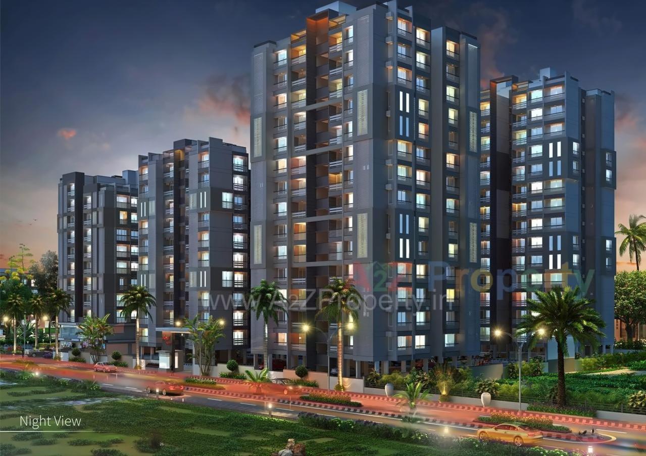 3D Elevation of real estate project Royal Homes located at Gota, Ahmedabad, Gujarat