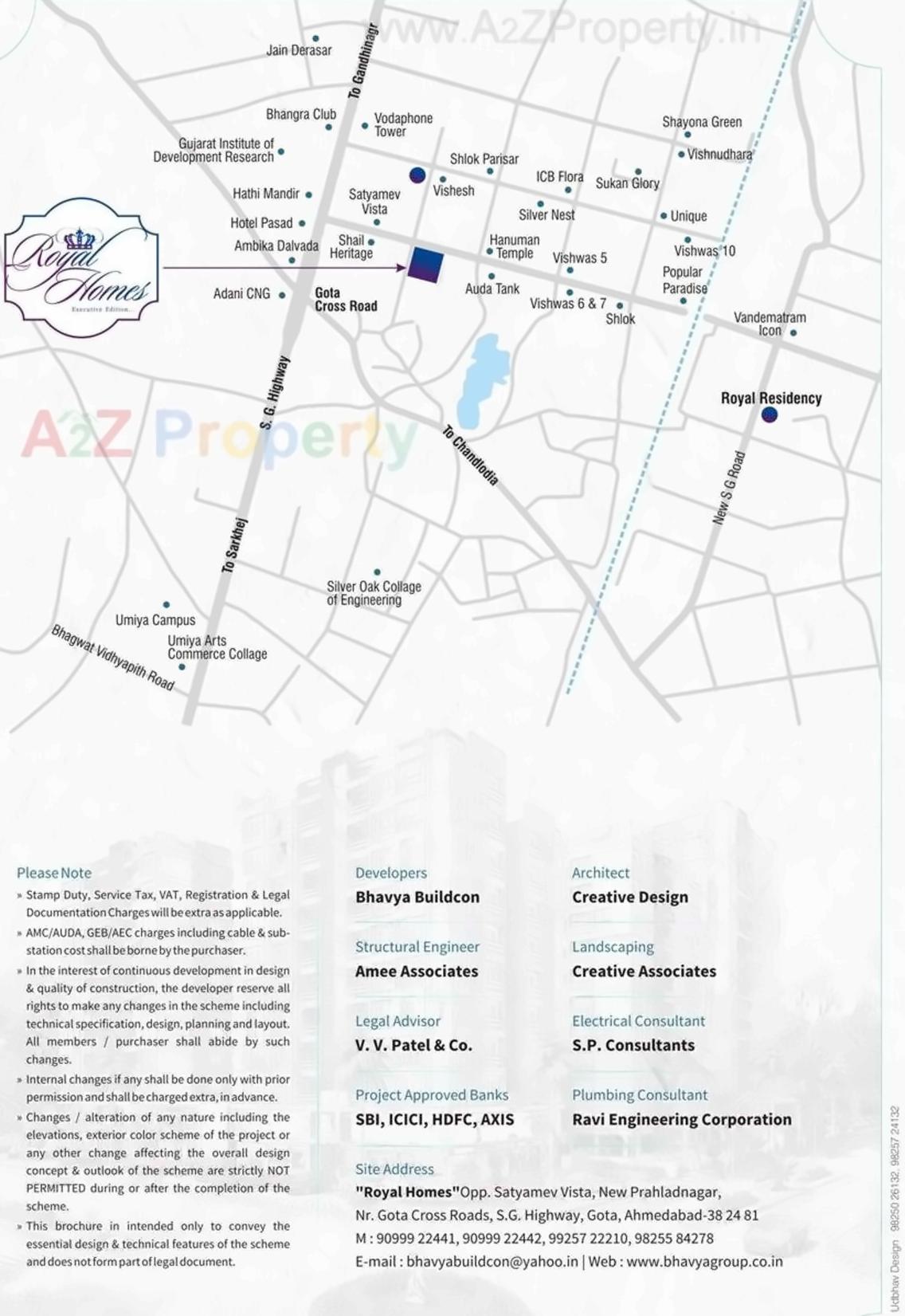  of real estate project Royal Homes located at Gota, Ahmedabad, Gujarat