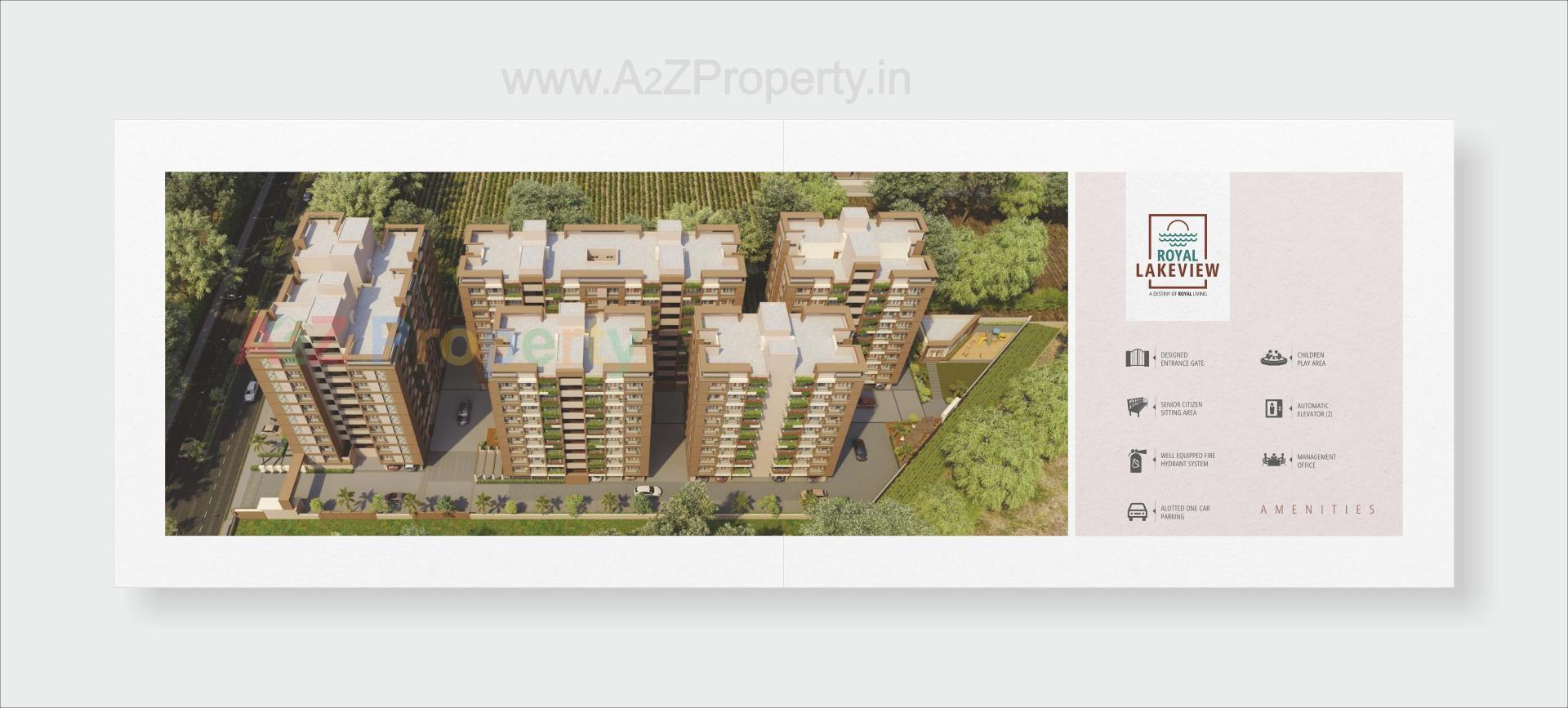 Layout of real estate project Royal Lakeview located at Chiloda, Ahmedabad, Gujarat