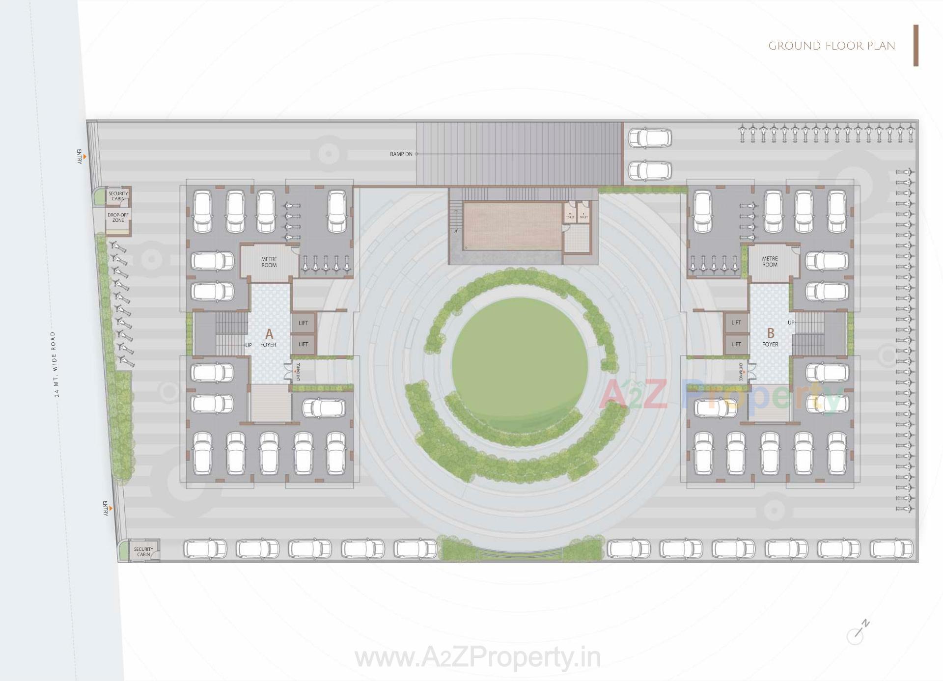 Layout of real estate project Royal Living located at Ahmedabad, Ahmedabad, Gujarat