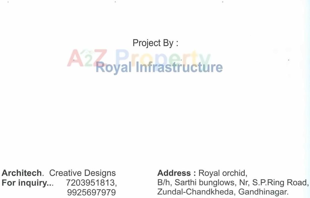  of real estate project Royal Orchid located at Zundal, Ahmedabad, Gujarat