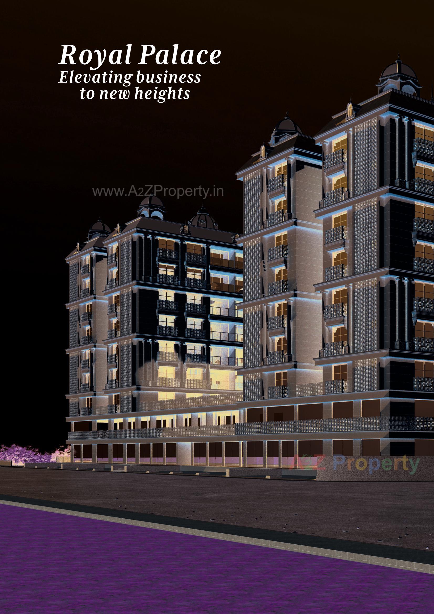 3D Elevation of real estate project Royal Palace located at Nikol, Ahmedabad, Gujarat