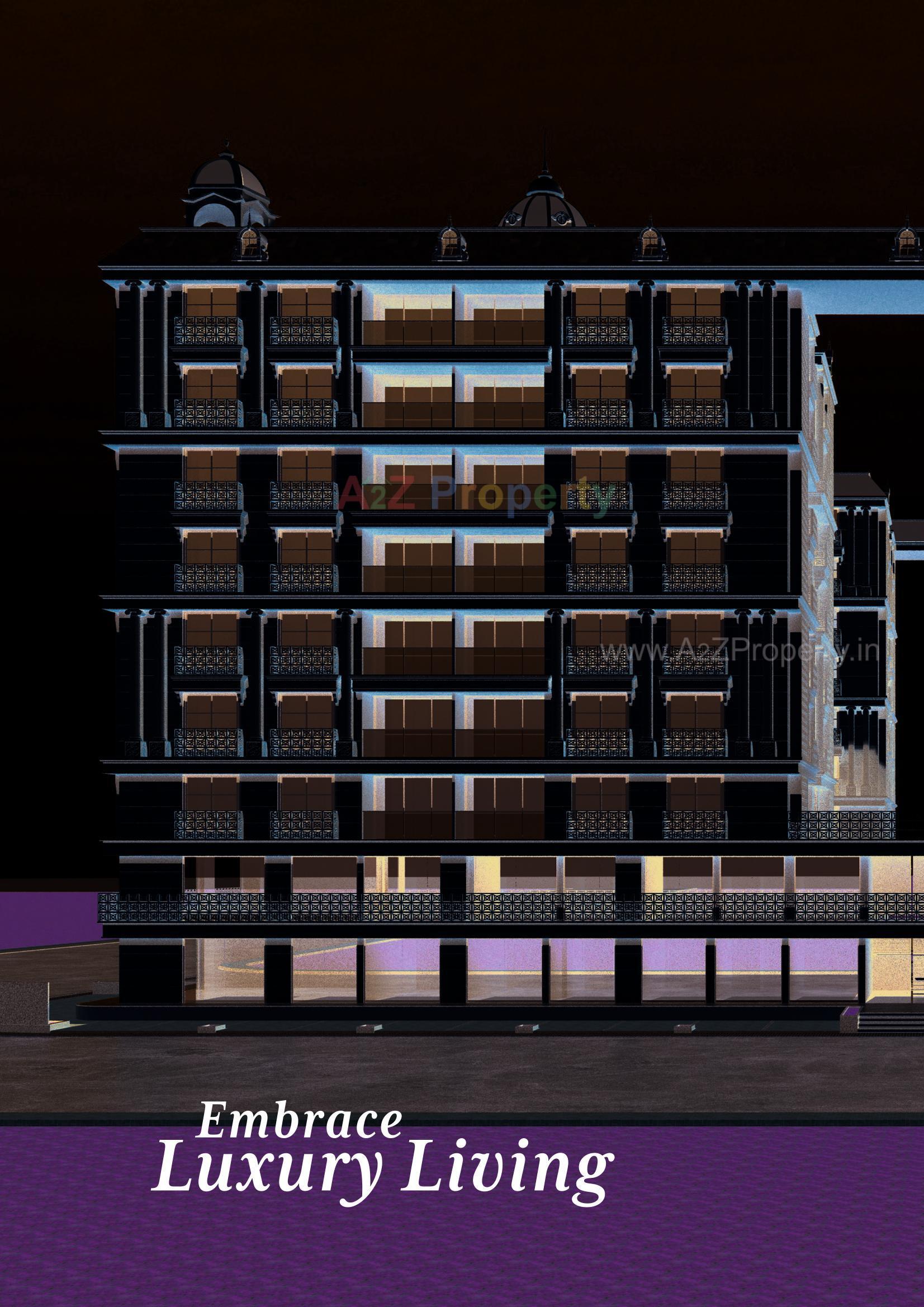 3D Elevation of real estate project Royal Palace located at Nikol, Ahmedabad, Gujarat