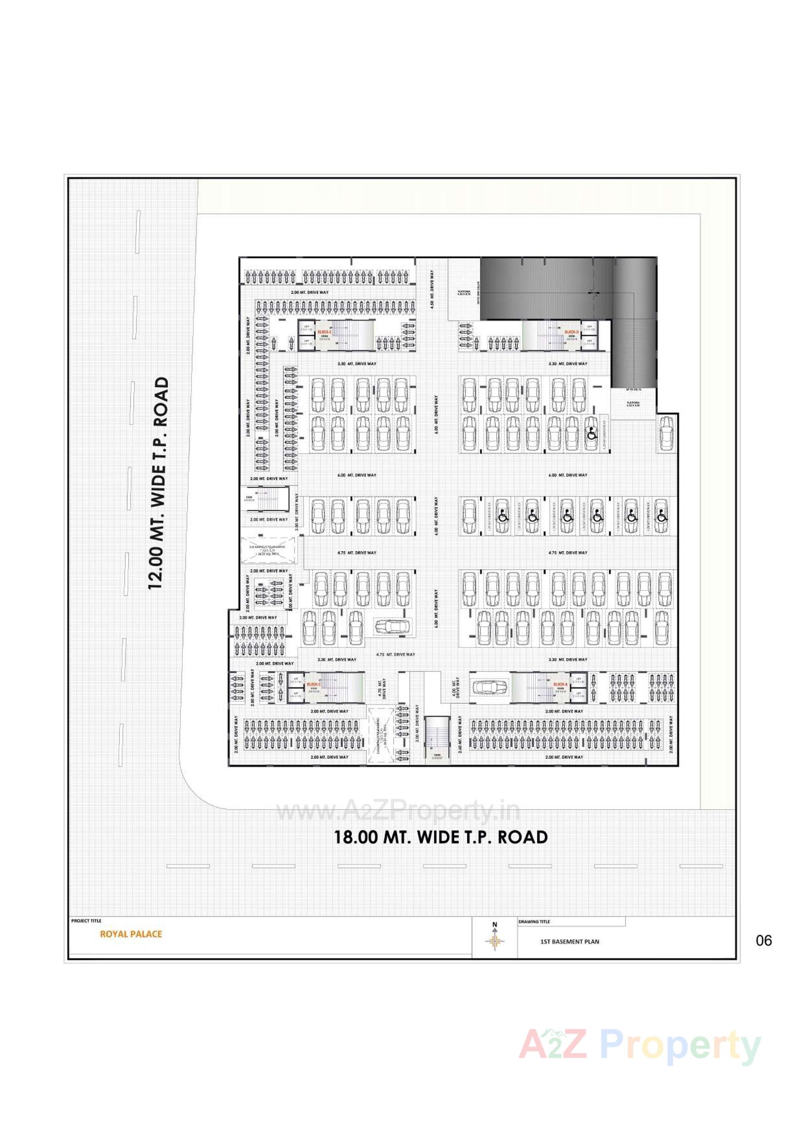 Layout of real estate project Royal Palace located at Nikol, Ahmedabad, Gujarat