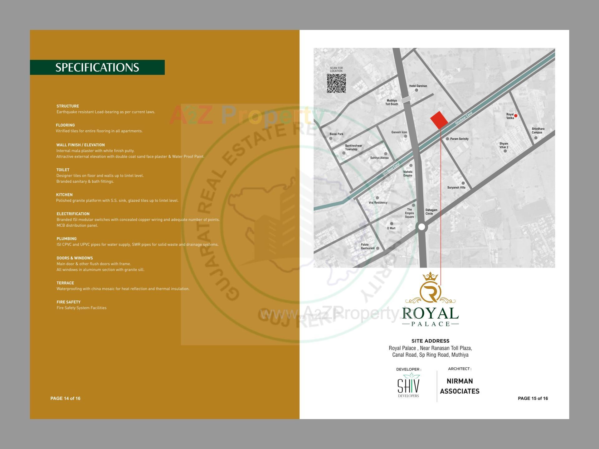  of real estate project Royal Palace located at Muthiya, Ahmedabad, Gujarat
