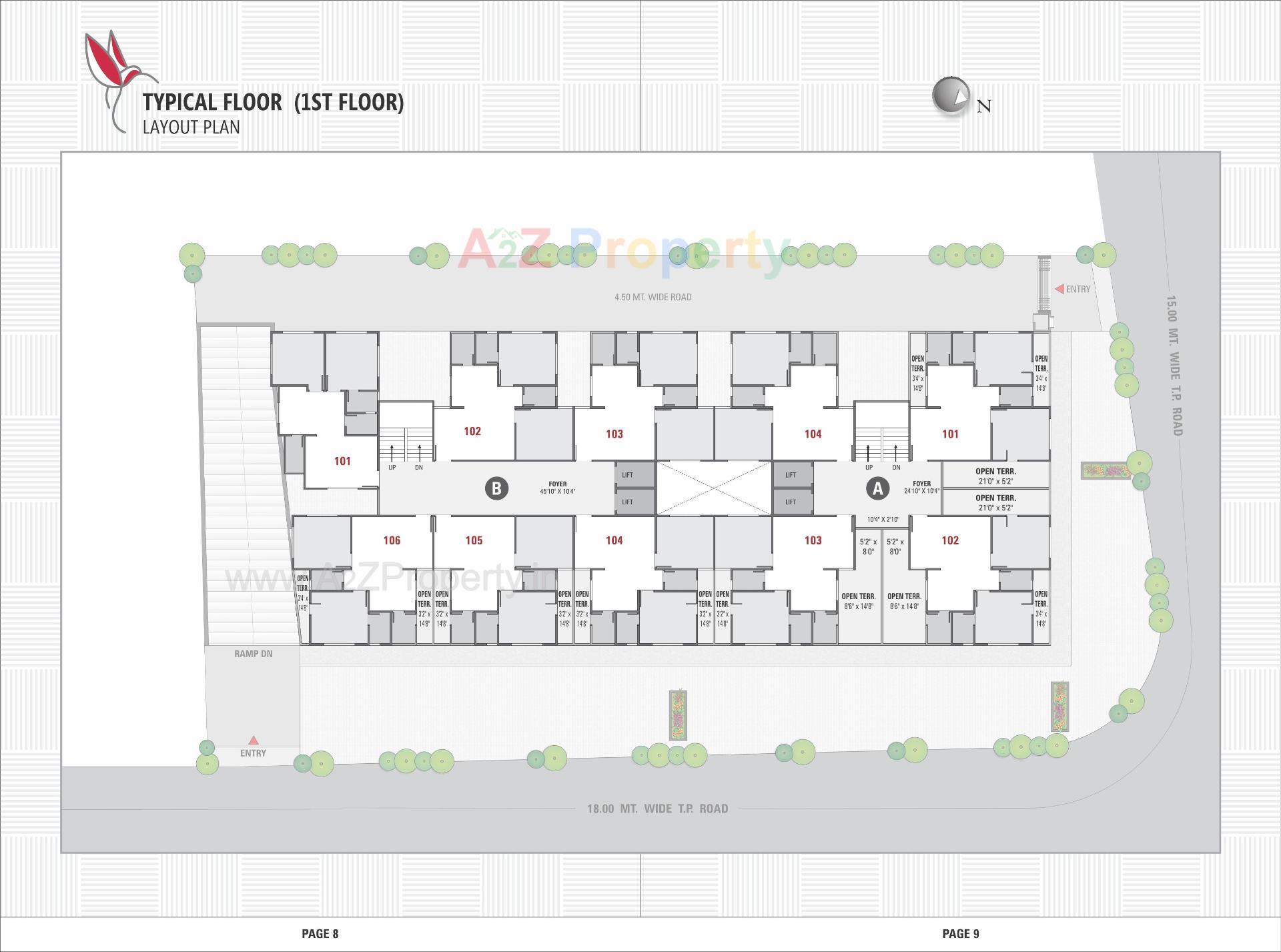 Layout of real estate project Royal Rejoice located at Ahmedabad, Ahmedabad, Gujarat