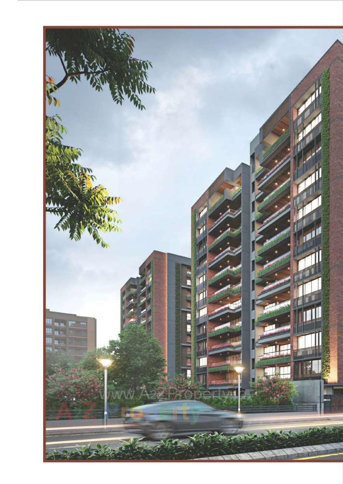 3D Elevation of real estate project Royal Revanta located at Hanspura, Ahmedabad, Gujarat