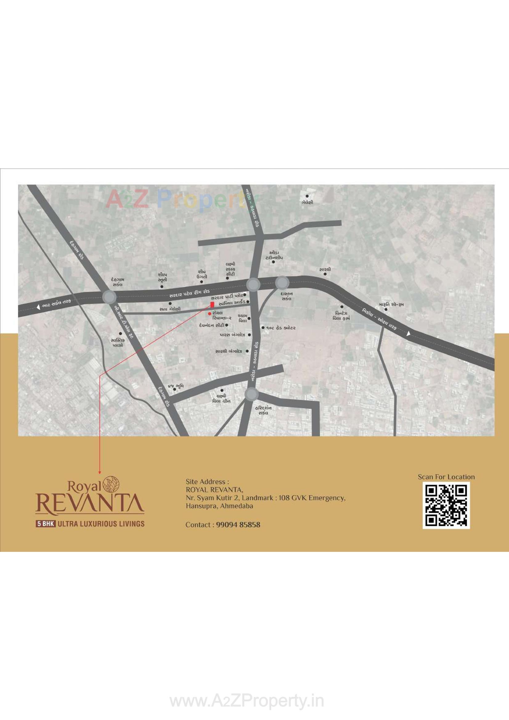  of real estate project Royal Revanta located at Hanspura, Ahmedabad, Gujarat